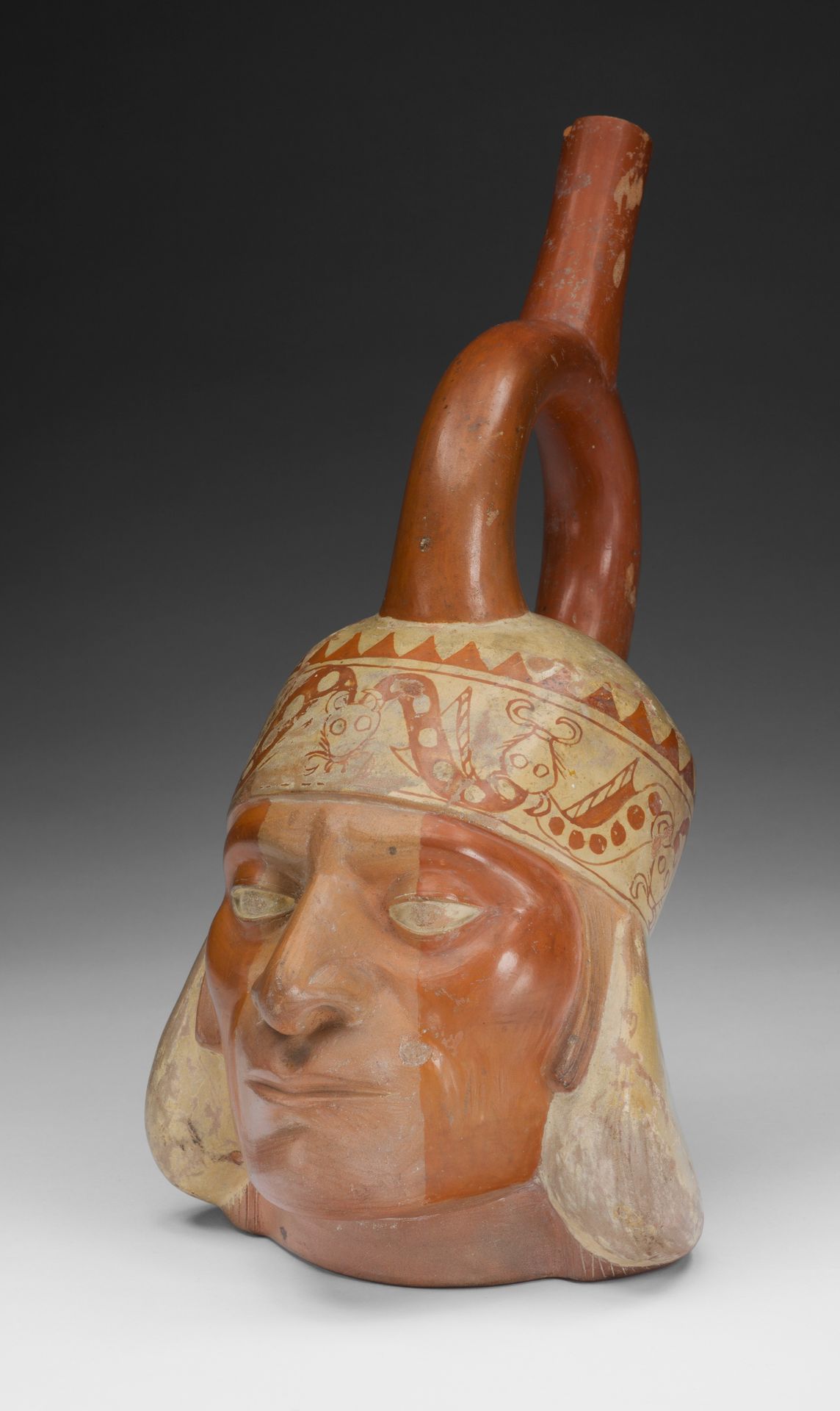 Portrait Vessel of a Ruler by Moche