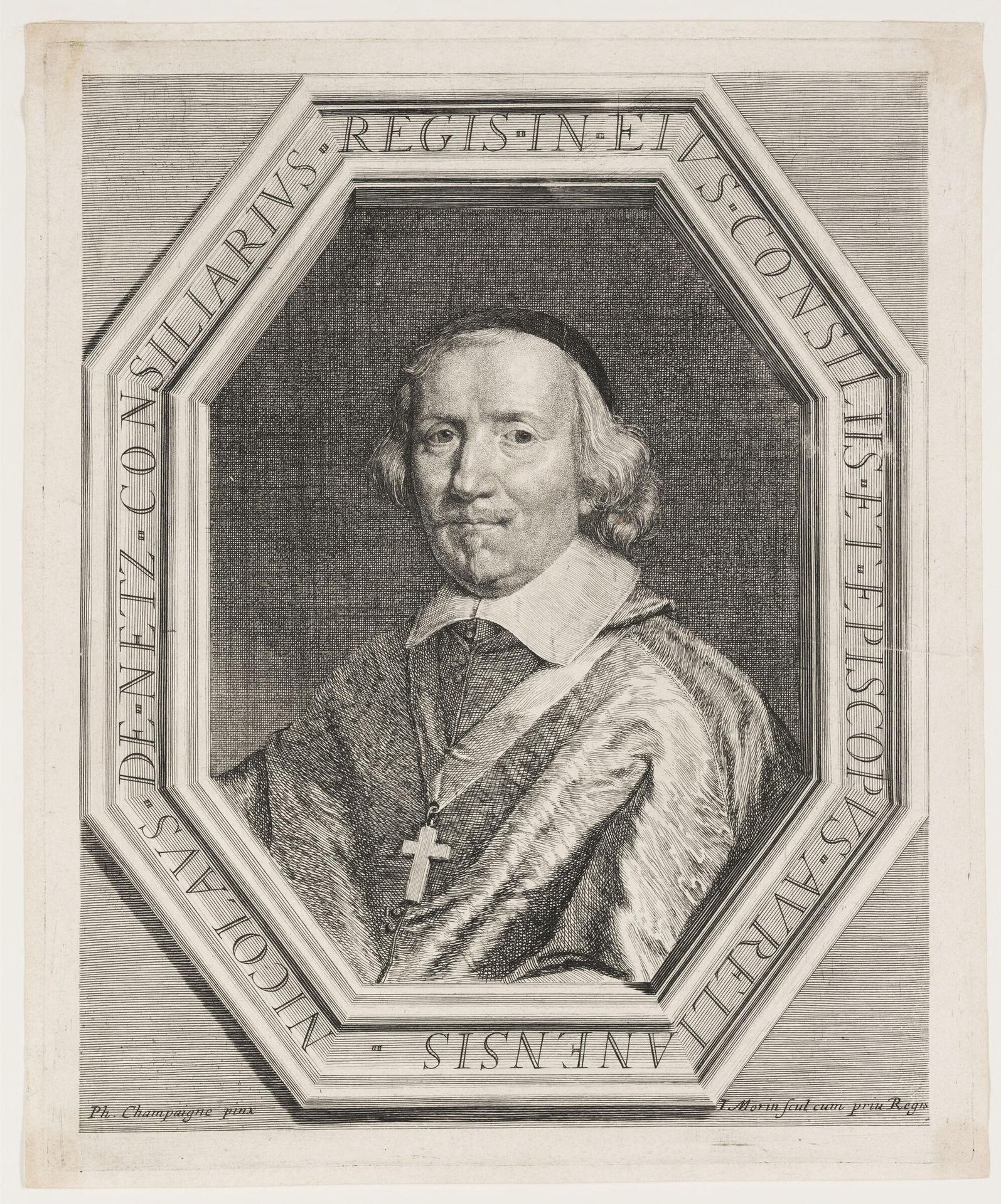 Nicolas de Netz, Bishop of Orleans by Jean Morin