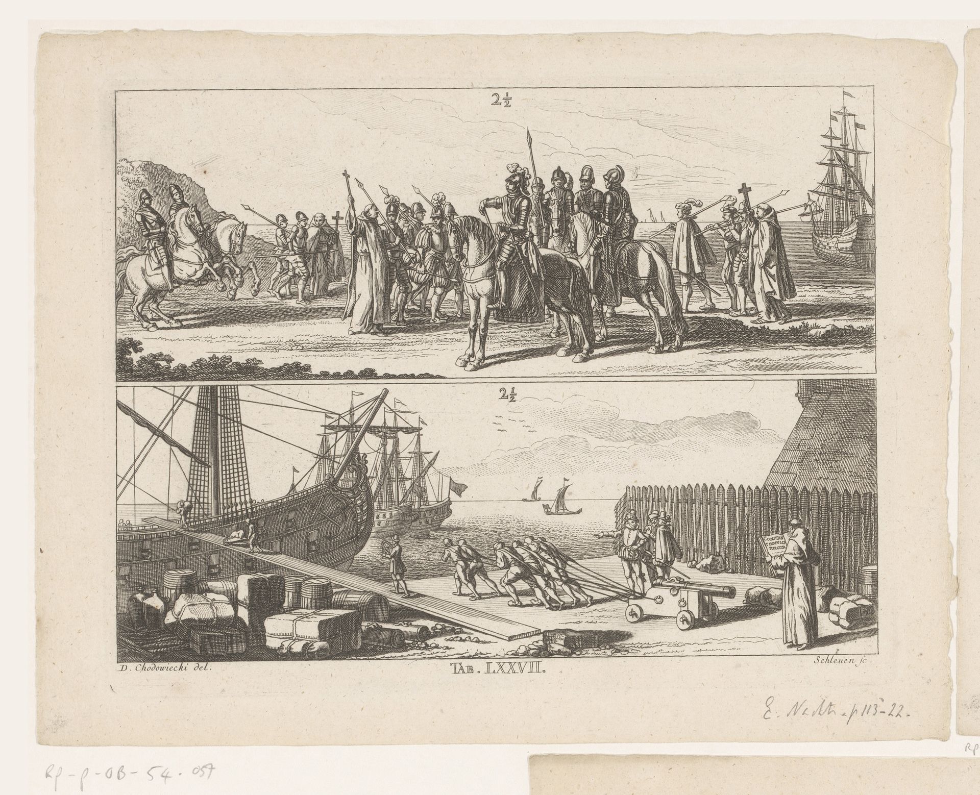Twee encyclopedische voorstellingen by Johann David (I) Schleuen