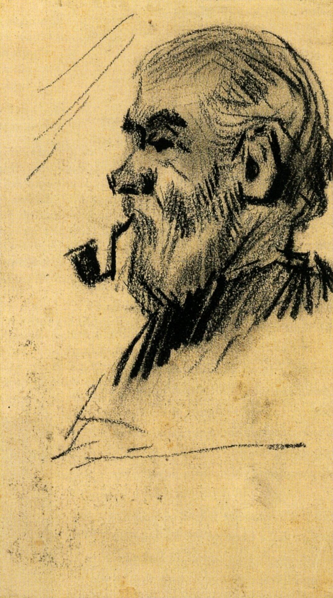 Head of an Old Man by Vincent van Gogh
