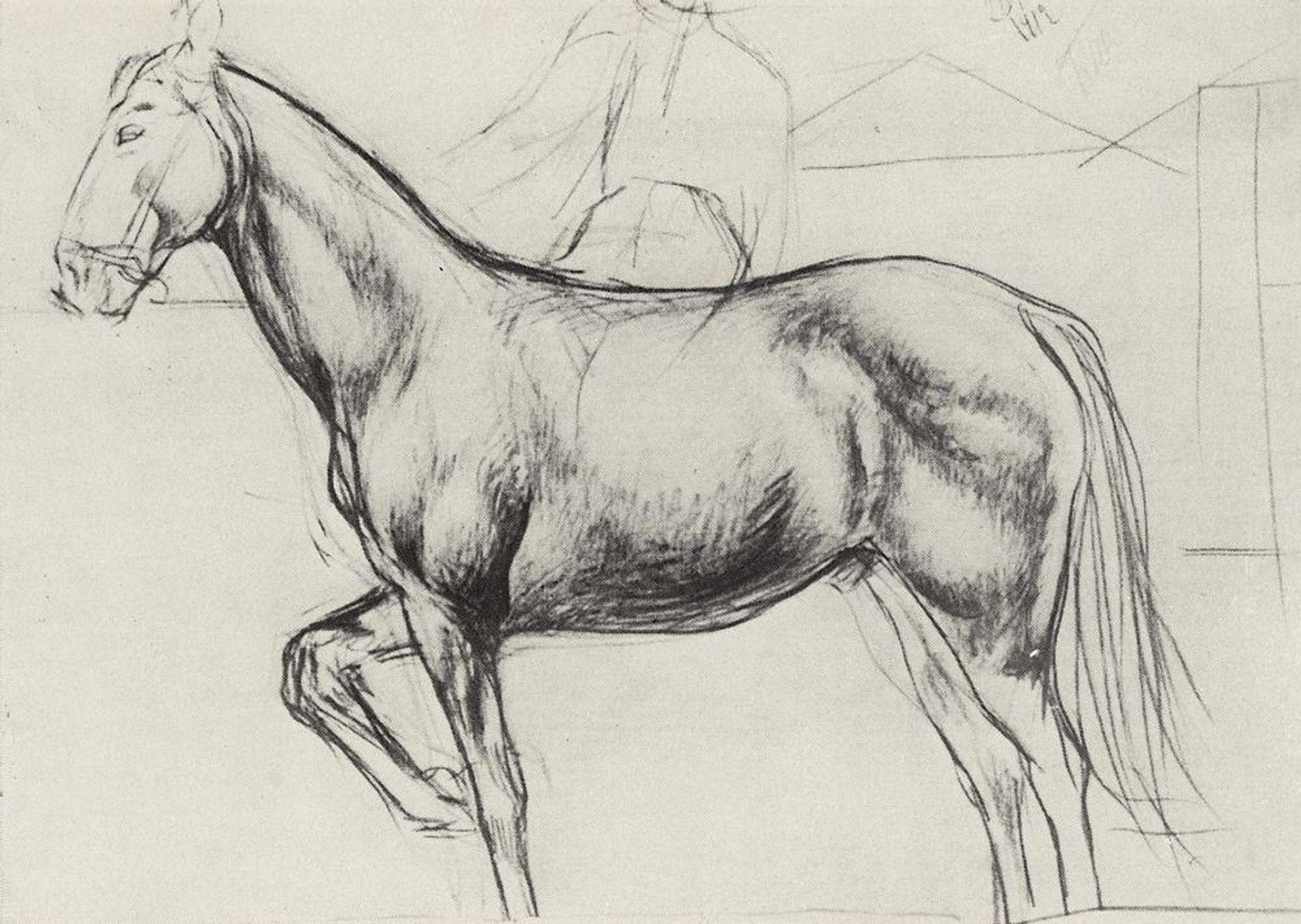 Sketch for the painting Bathing the Red Horse by Kuzma Petrov-Vodkin