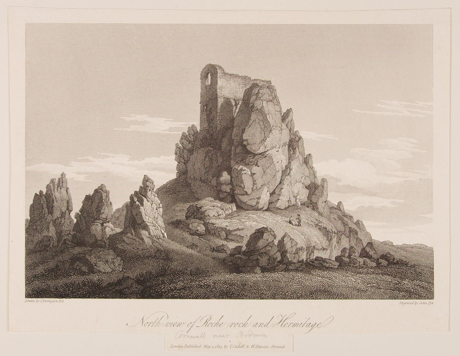 Roches Rocks and Hermitage by John Pye, the Younger