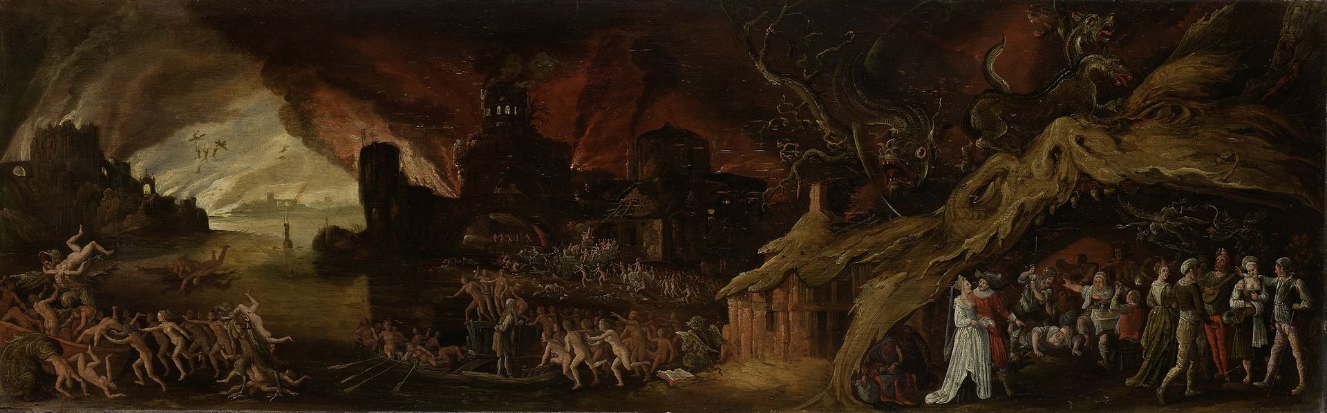 The Last Judgment and the Seven Deadly Sins by Jacob Isaacsz. van Swanenburg