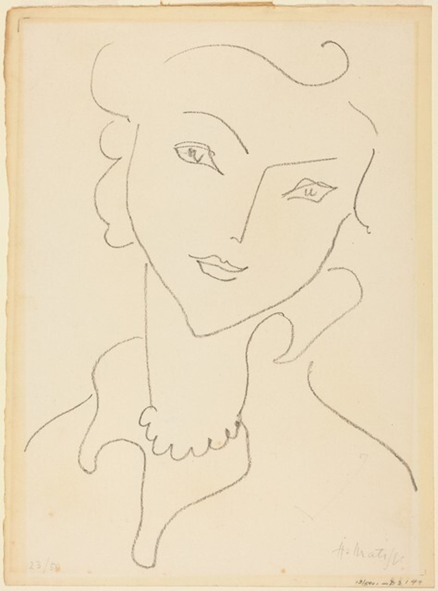 Untitled (Head of a Woman) by Henri Matisse