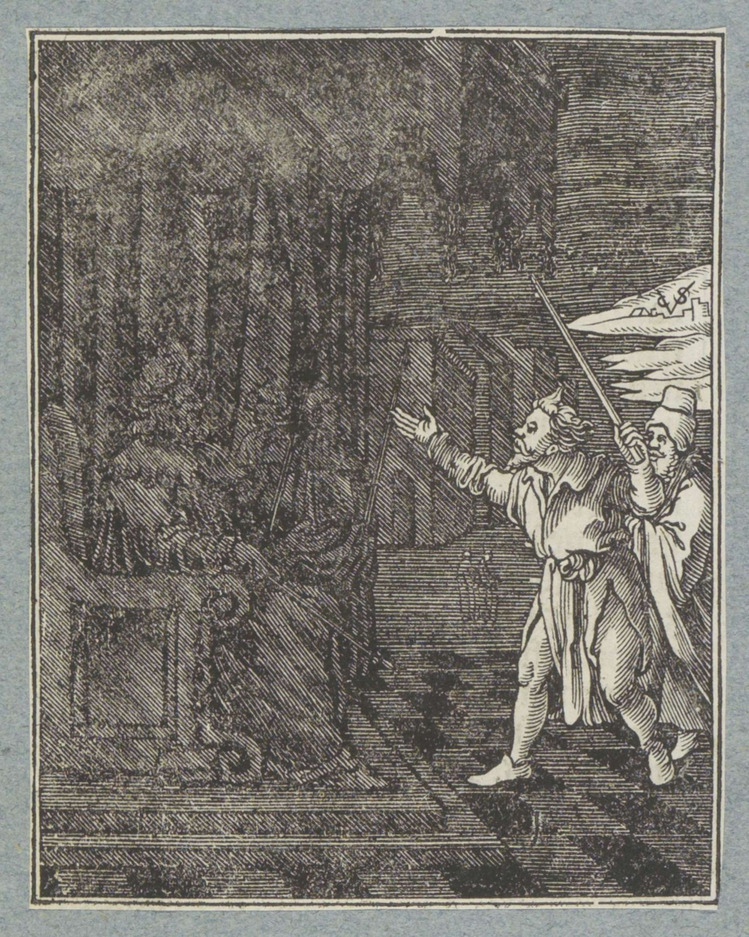 Plaag van de duisternis by Christoffel van (II) Sichem