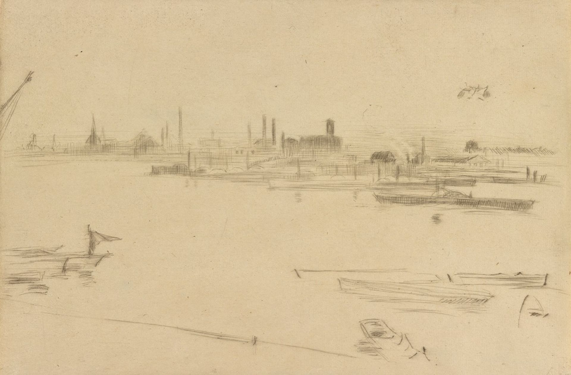 Battersea Morn by James Abbott McNeill Whistler