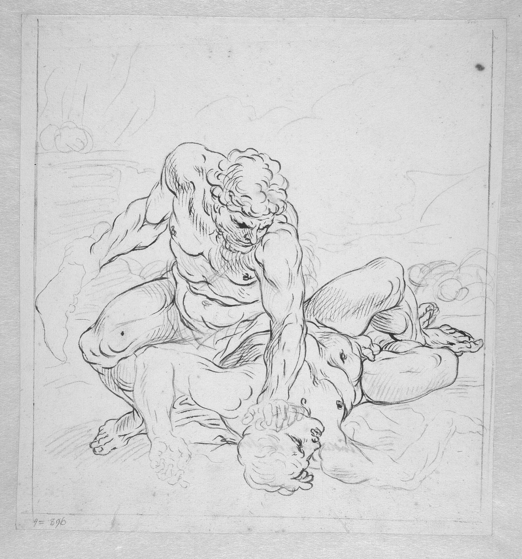 Cain slaying Abel by Francesco La Marra