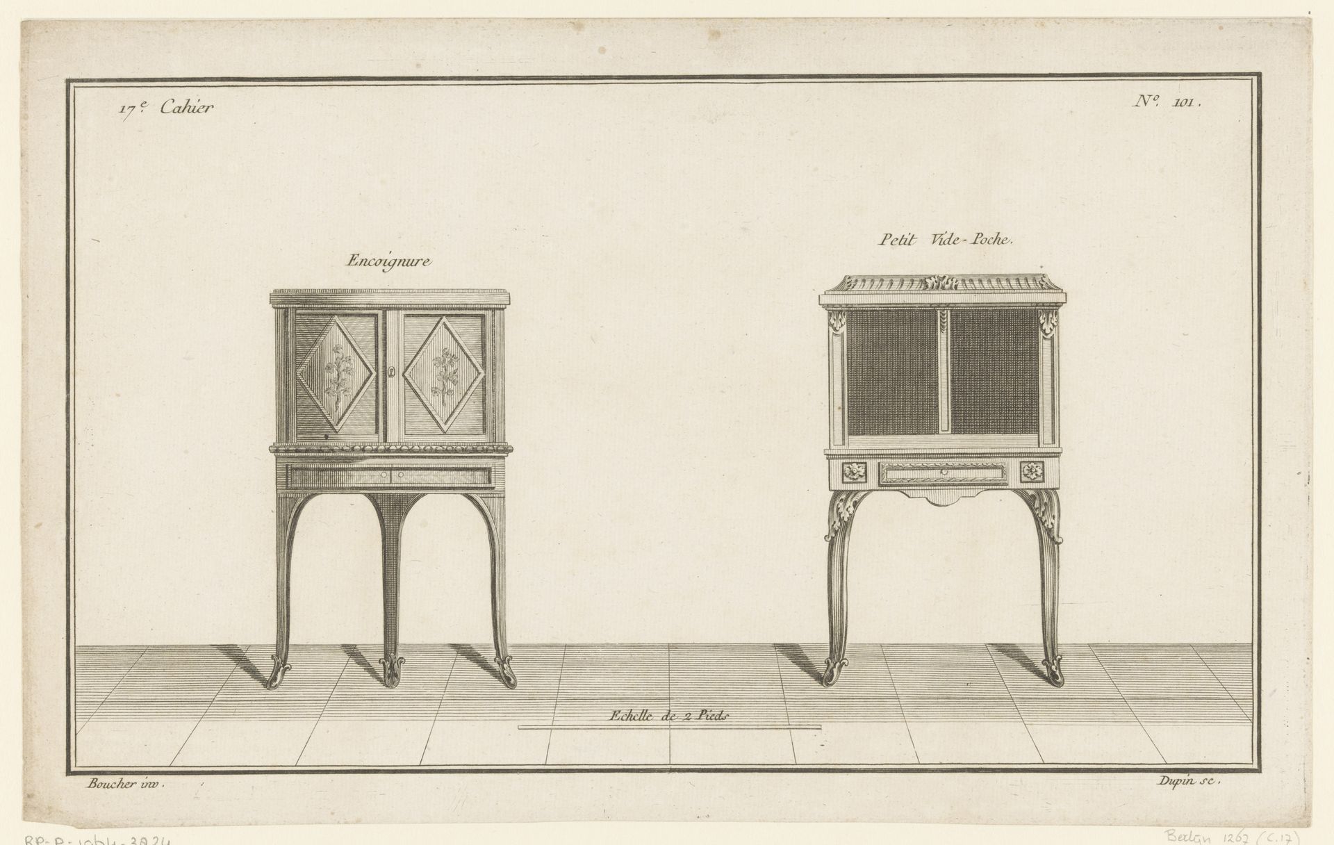 Hoekkast en vide poche by Nicolas Dupin