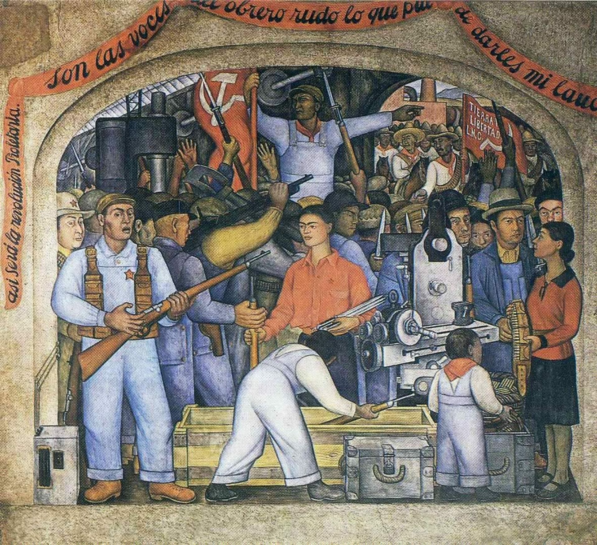 The Arsenal by Diego Rivera