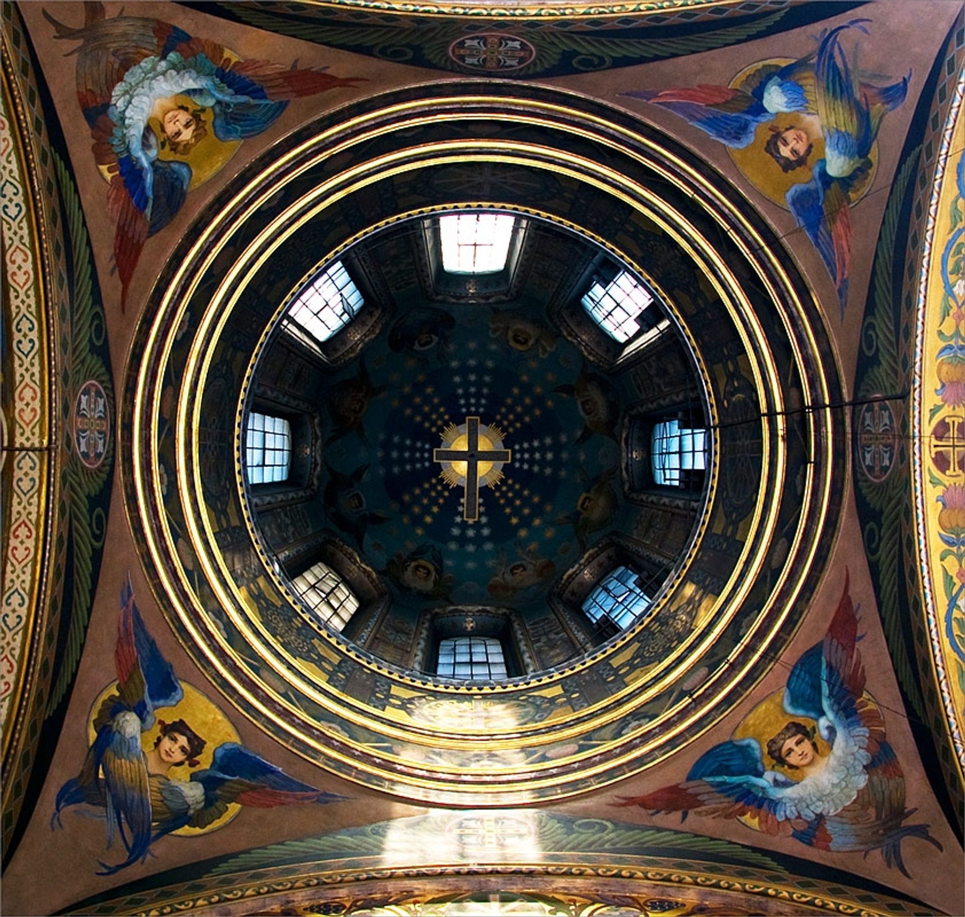 Small dome - Seraphs by Wilhelm Kotarbinski