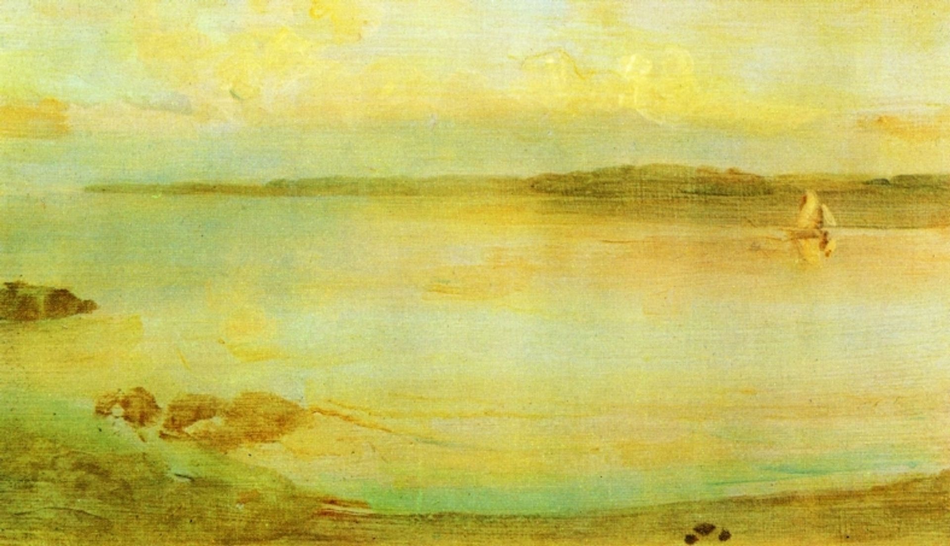 Gray and Gold - The Golden Bay by James Abbott McNeill Whistler
