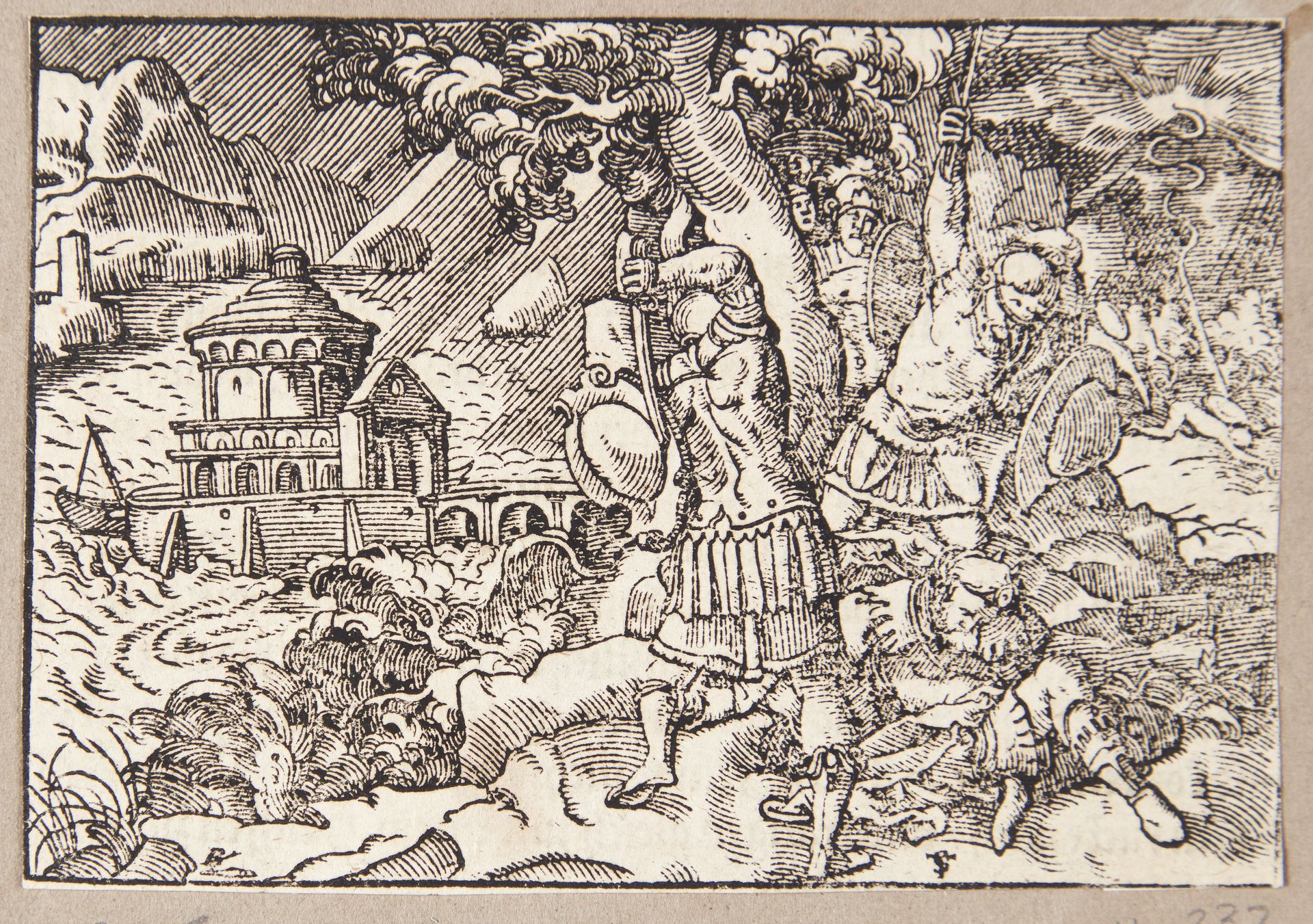 Romulus' død by Tobias Stimmer