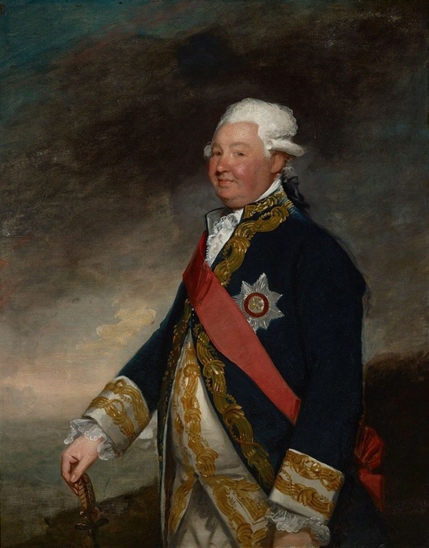 Vice-Admiral Edward Hughes by Gilbert Stuart