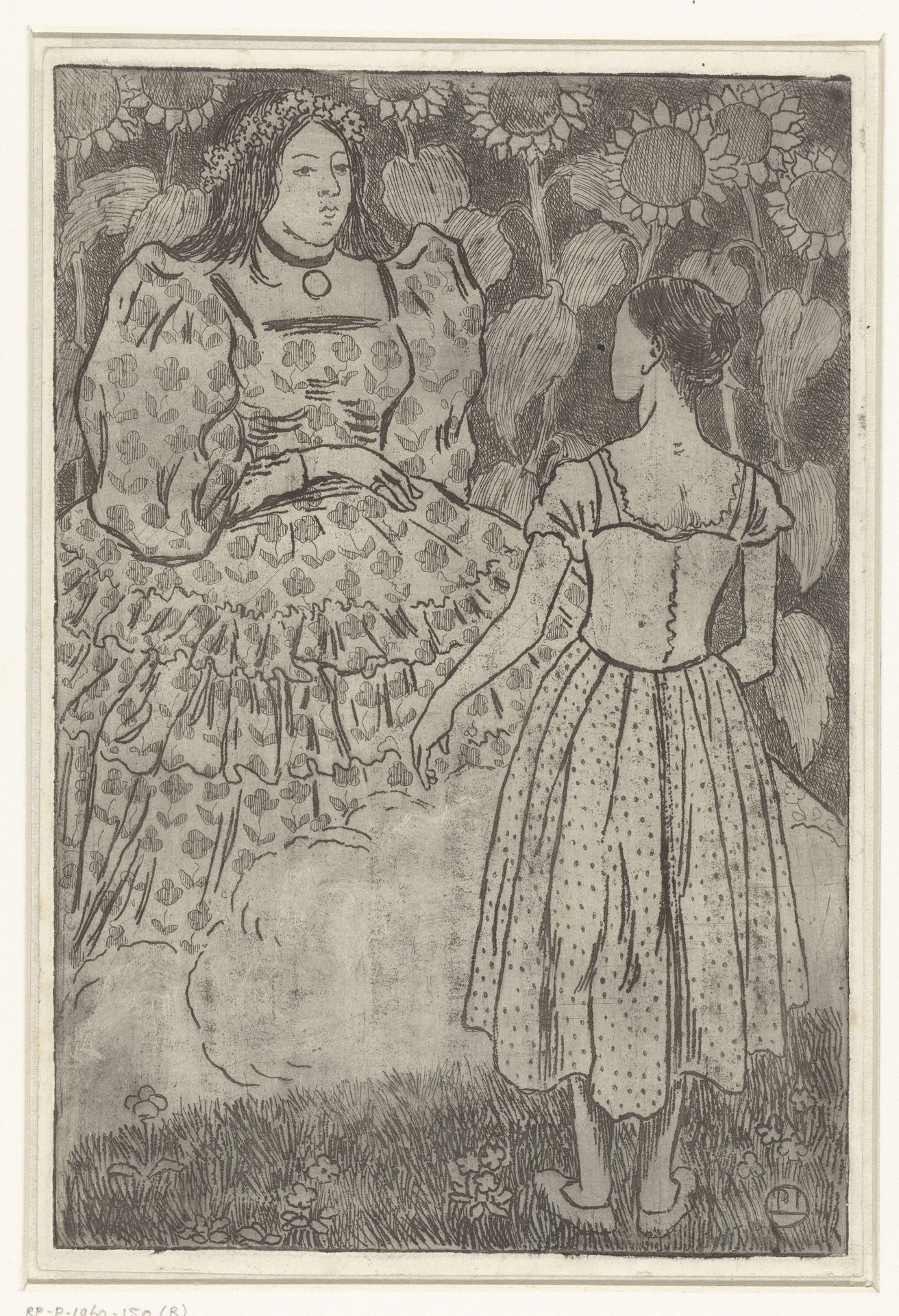Fee verschijnt aan Assepoester by Lucien Pissarro