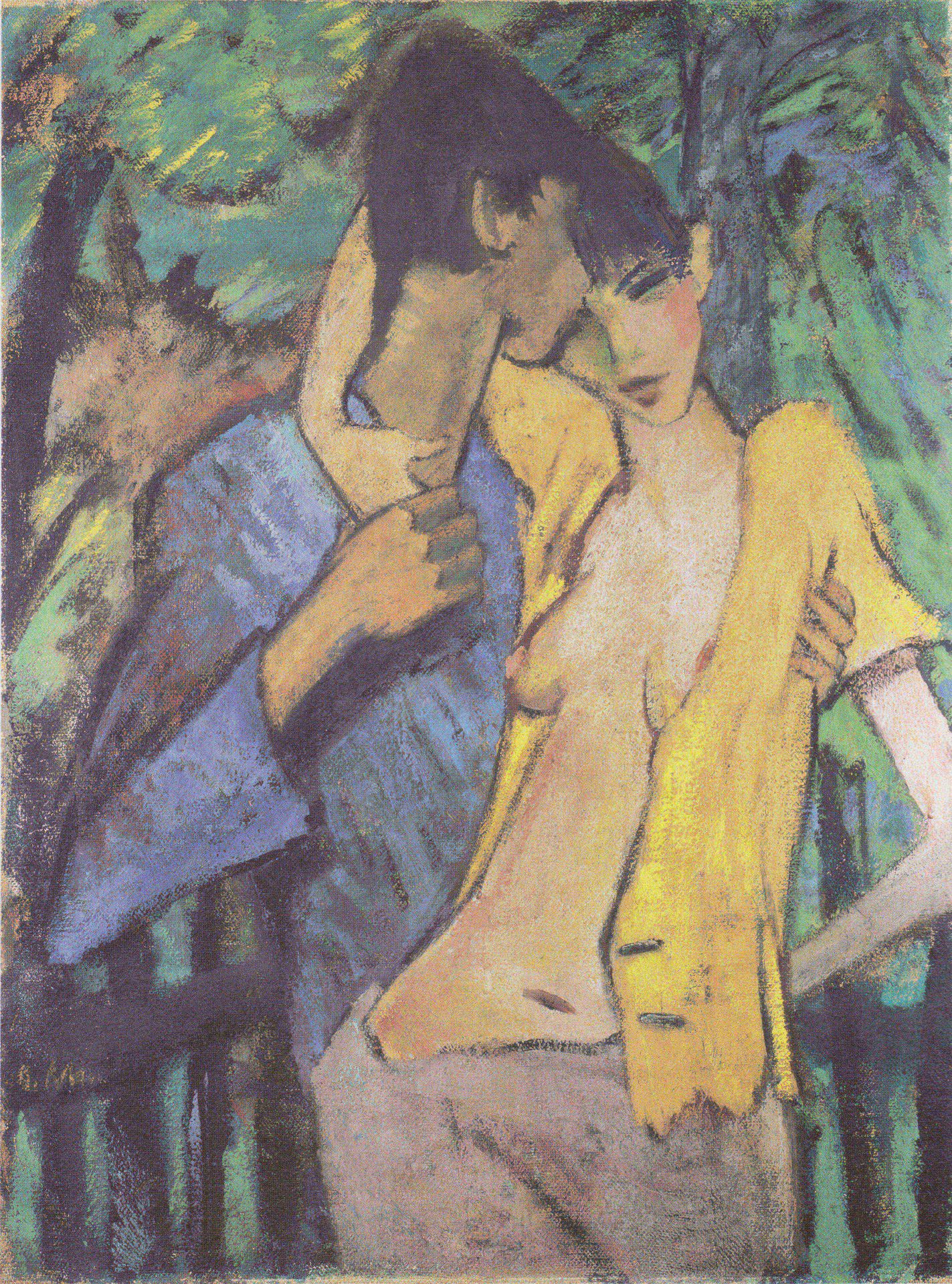 Liebespaar by Otto Mueller