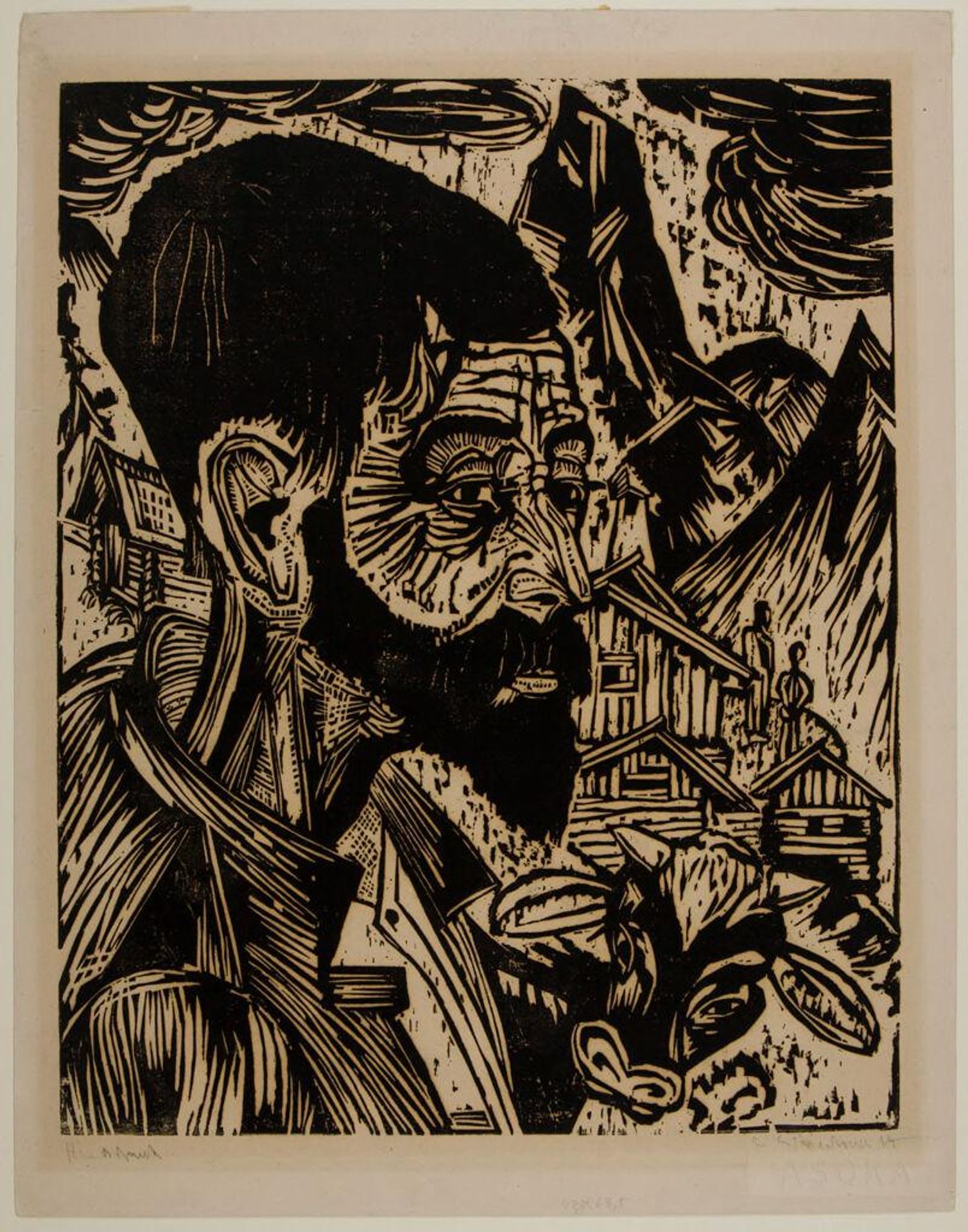 Head of a Shepherd by Ernst Ludwig Kirchner