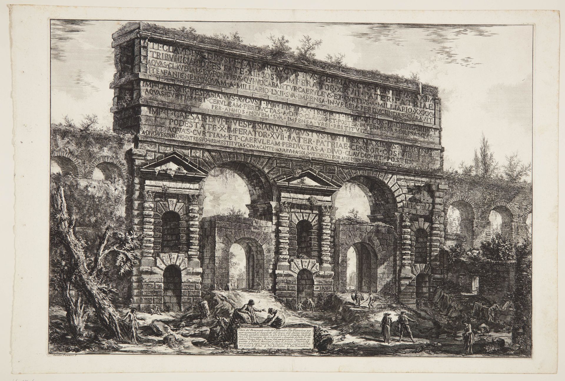 View of the Porta Maggiore by Giovanni Battista Piranesi