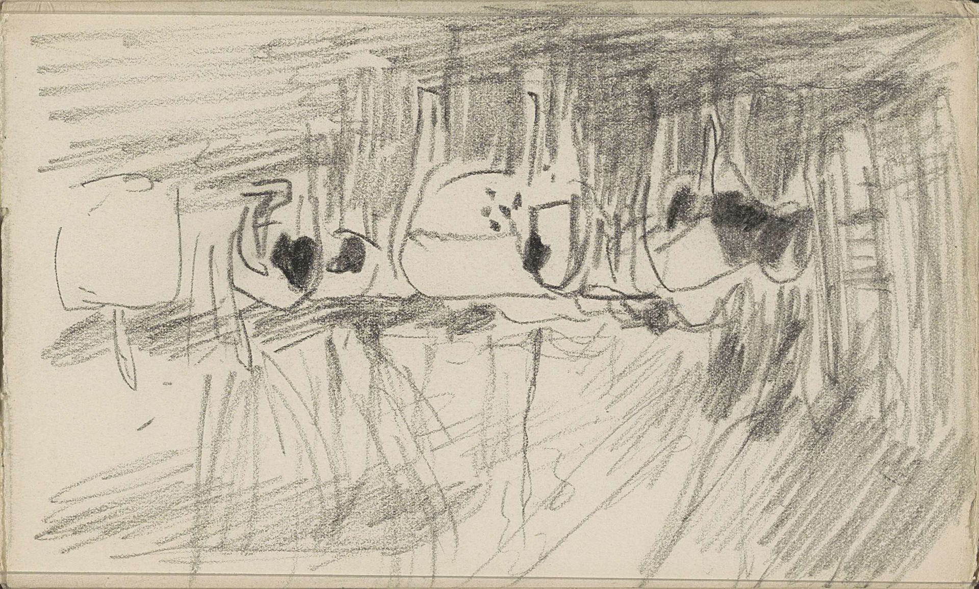 Koeien in een weiland by Anton Mauve