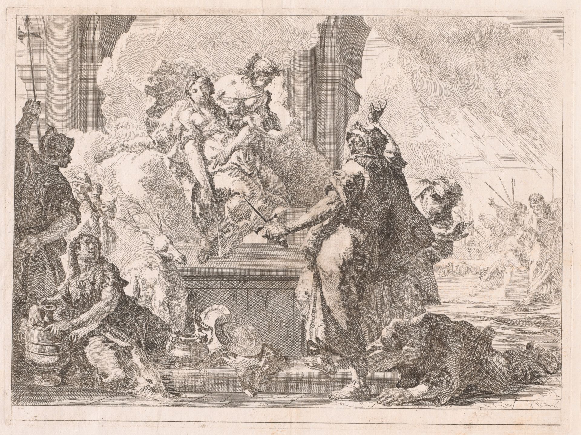 The Sacrifice of Iphigenia by Francesco Fontebasso
