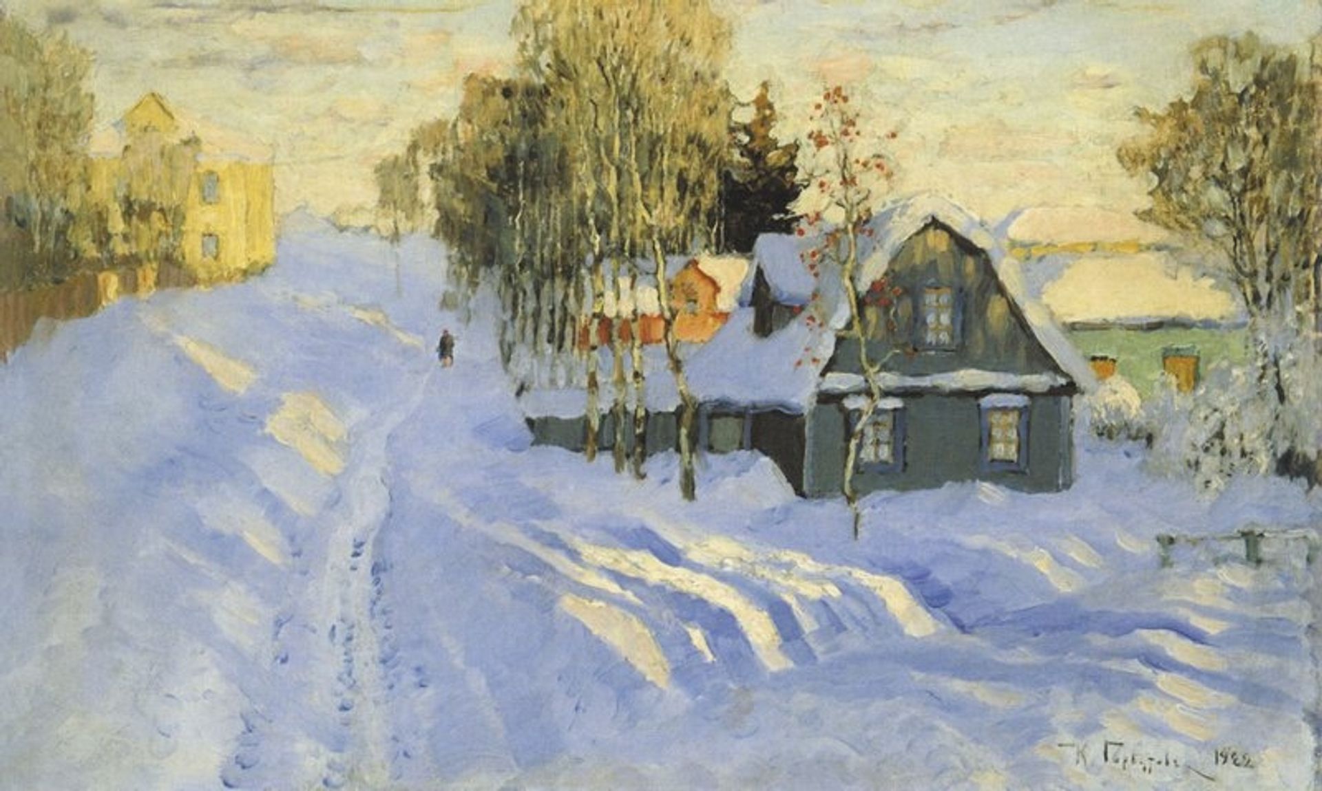 Winter Landscape by Konstantin Gorbatov