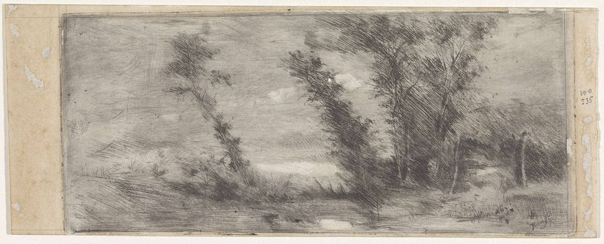 Landschap met bomen by Banfi