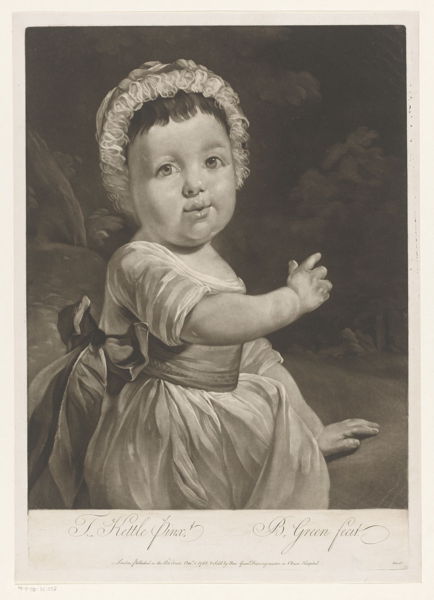 Portret van een onbekend meisje by Benjamin Green