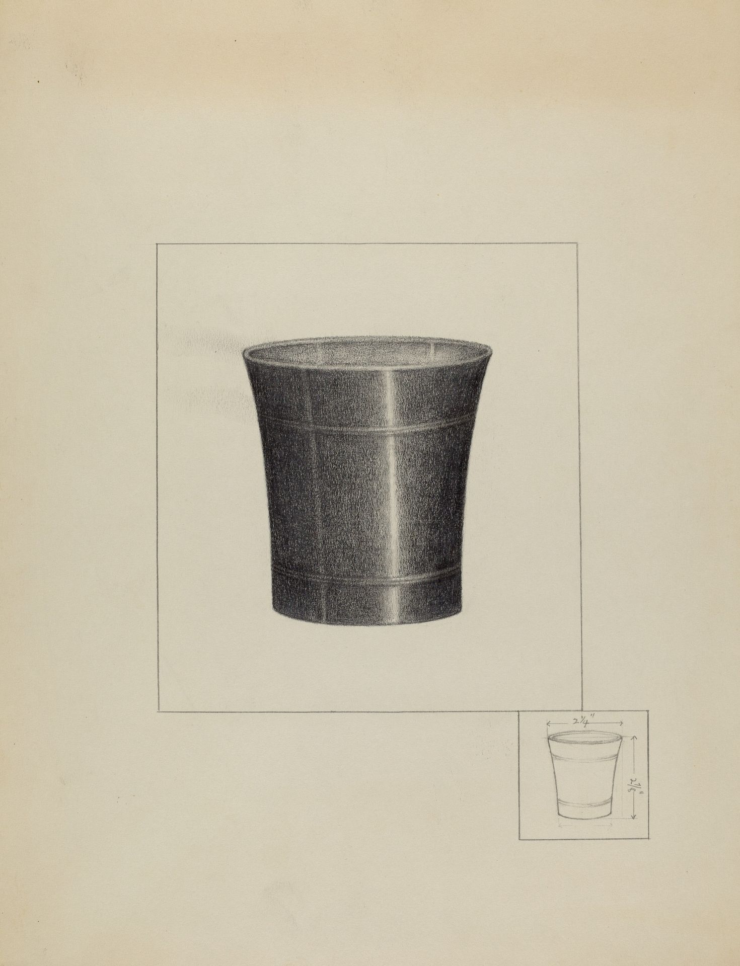 Pewter Beaker by Arthur Johnson