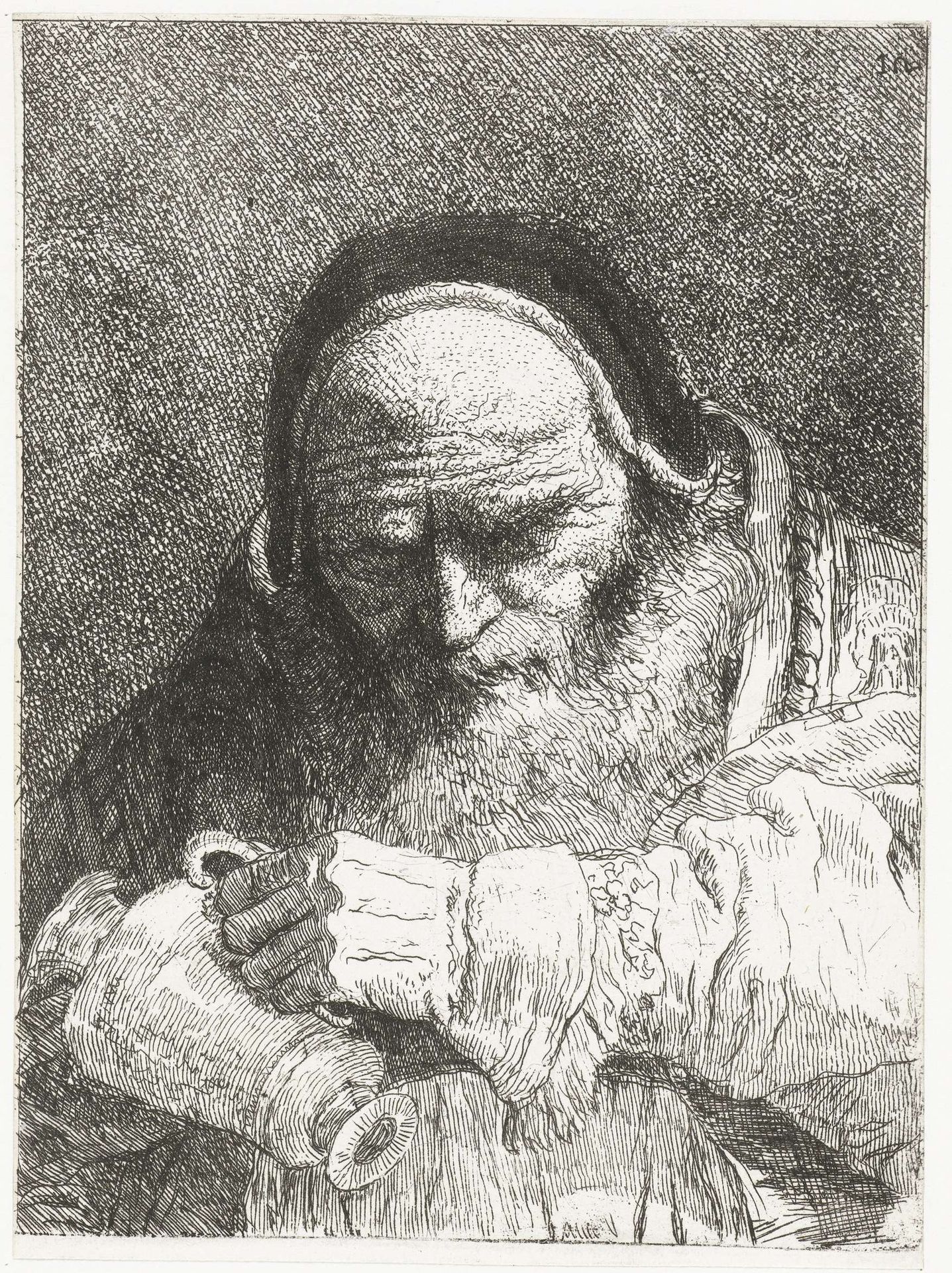 Paus met schenkkan by Giovanni Domenico Tiepolo