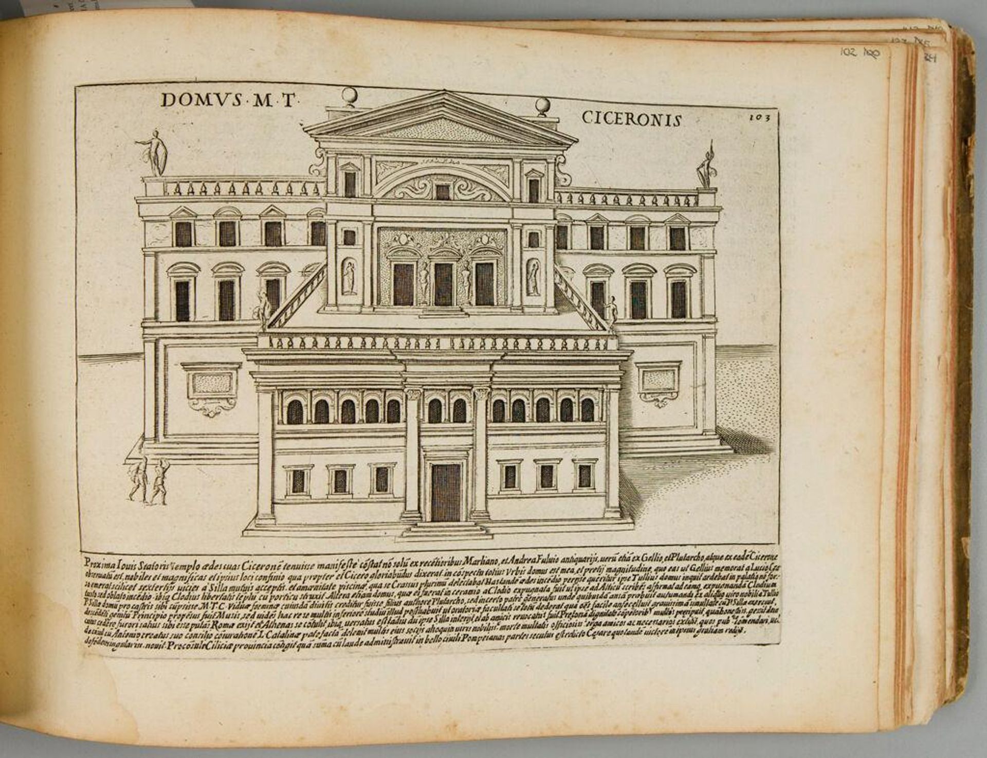 The House of Marcus Tullius Cicero by Giacomo Lauro