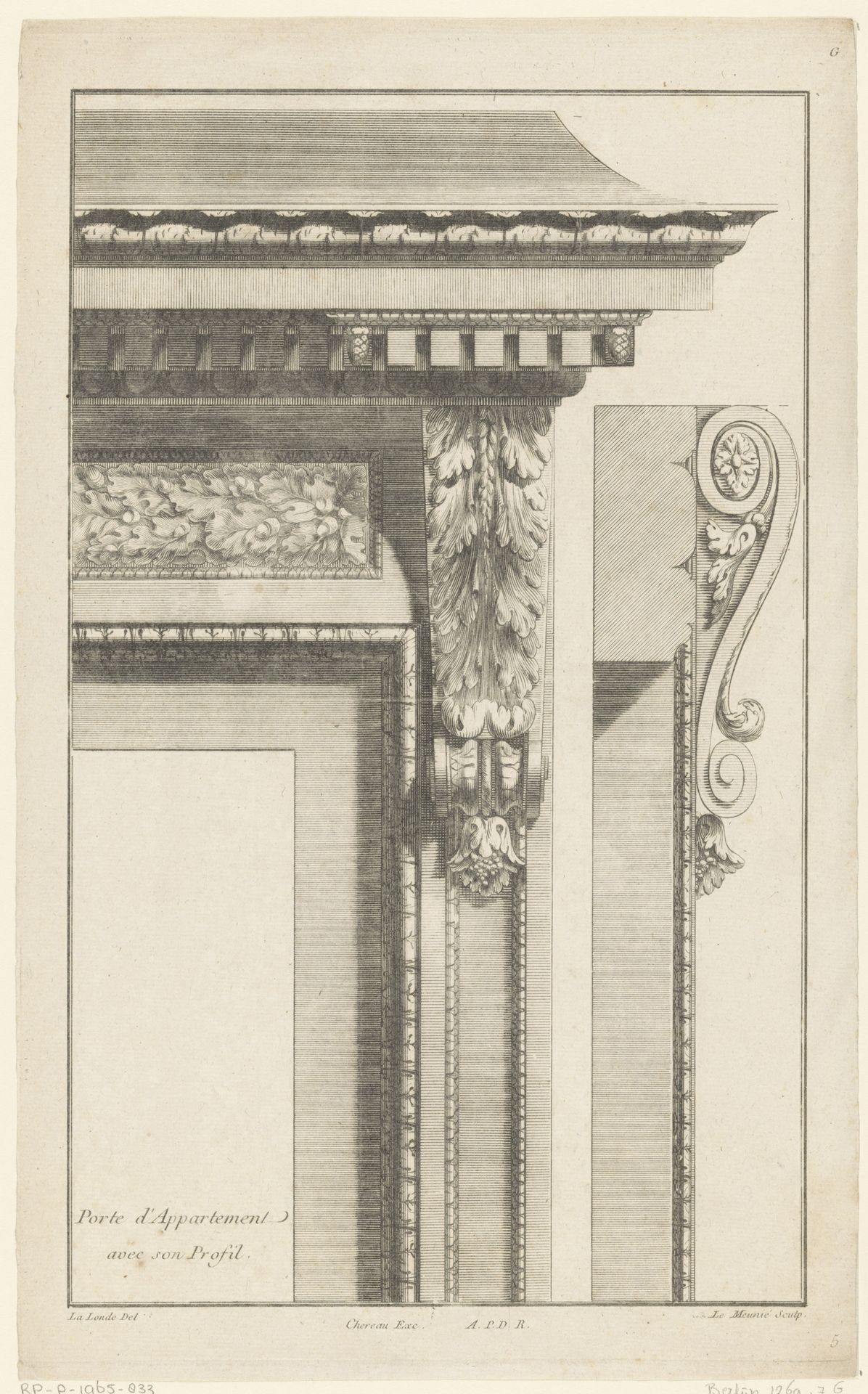 Deurlijst by C. Le Meunnié