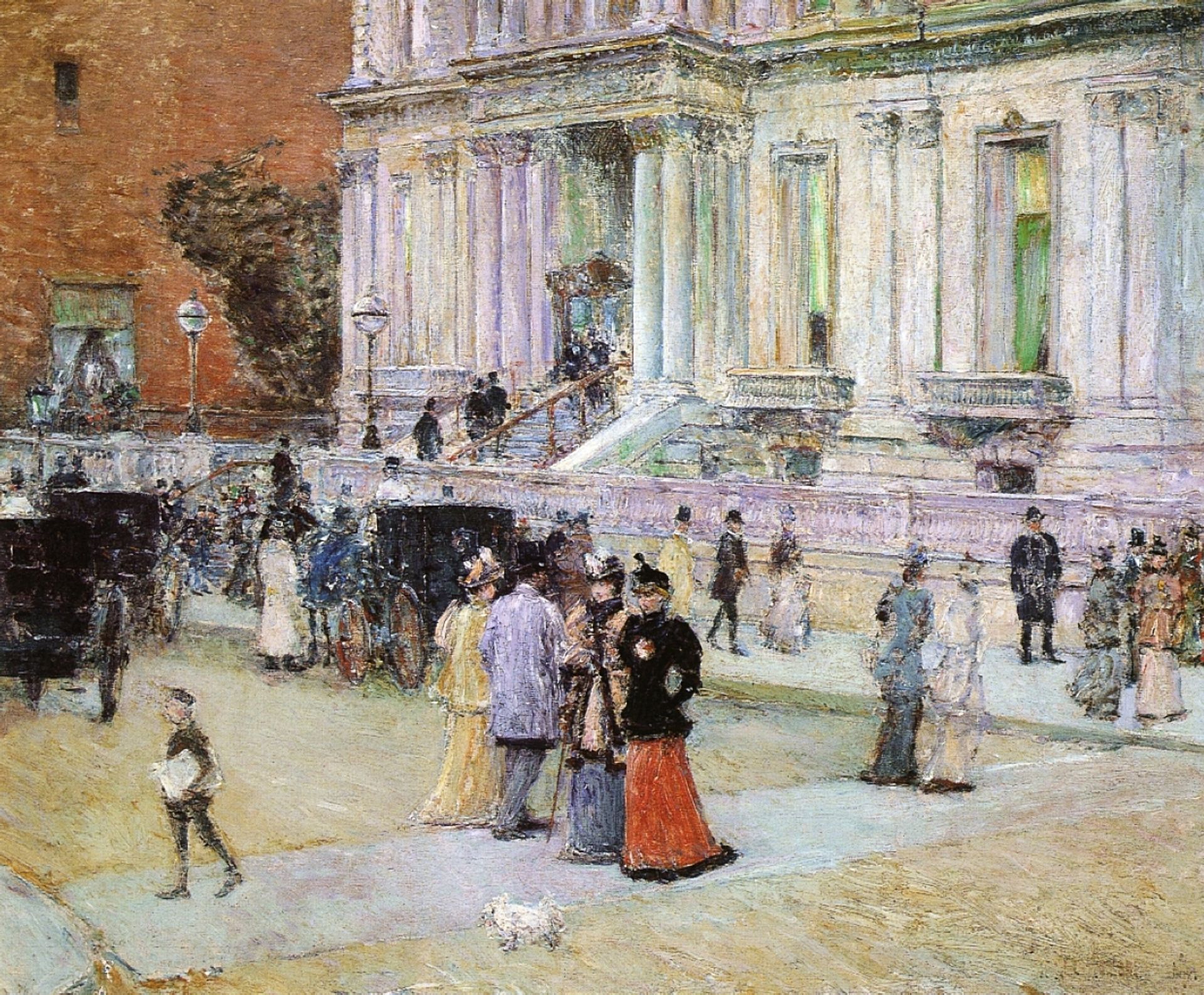 The Manhattan Club by Childe Hassam