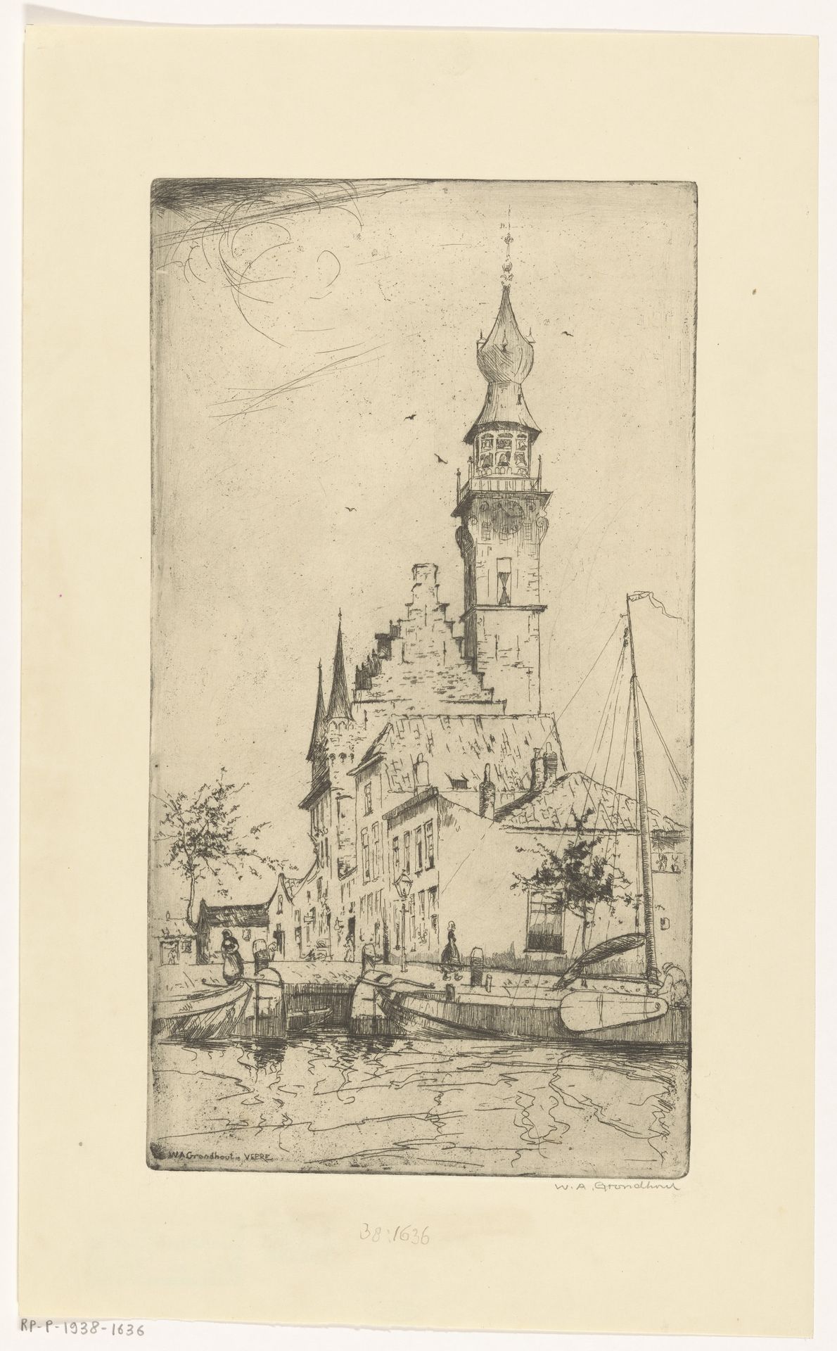Veere by Willem Adrianus Grondhout
