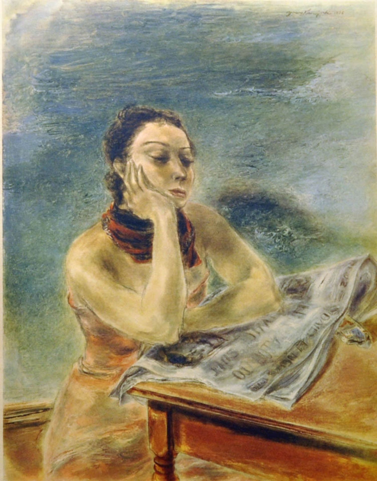 I'm Tired by Yasuo Kuniyoshi