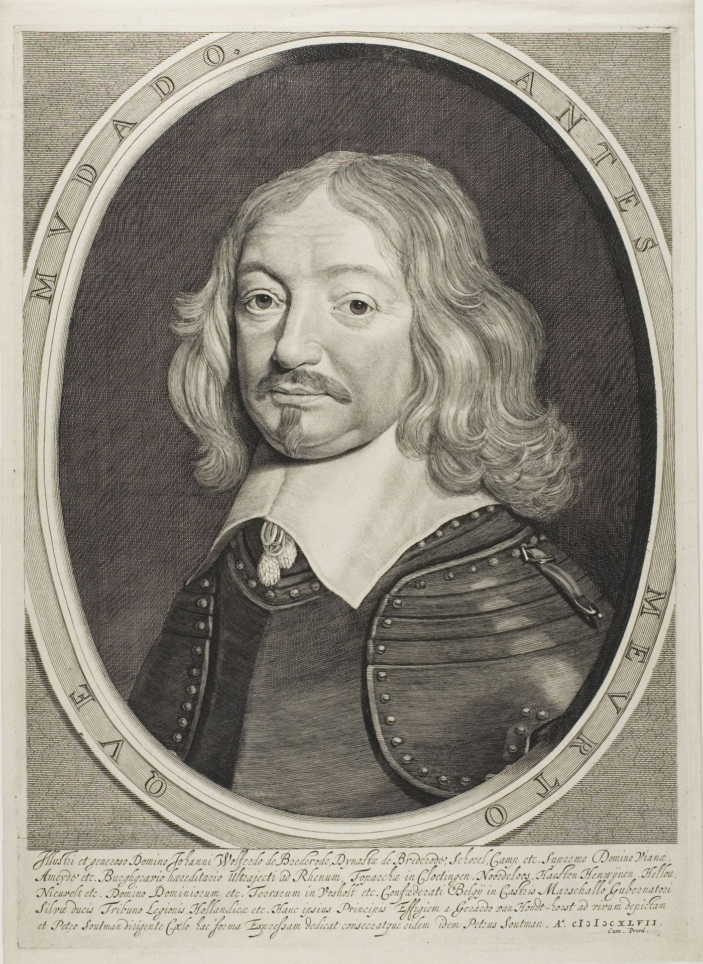 Johann Wolfert van Brederode, from Effigies Variae by Cornelis Visscher