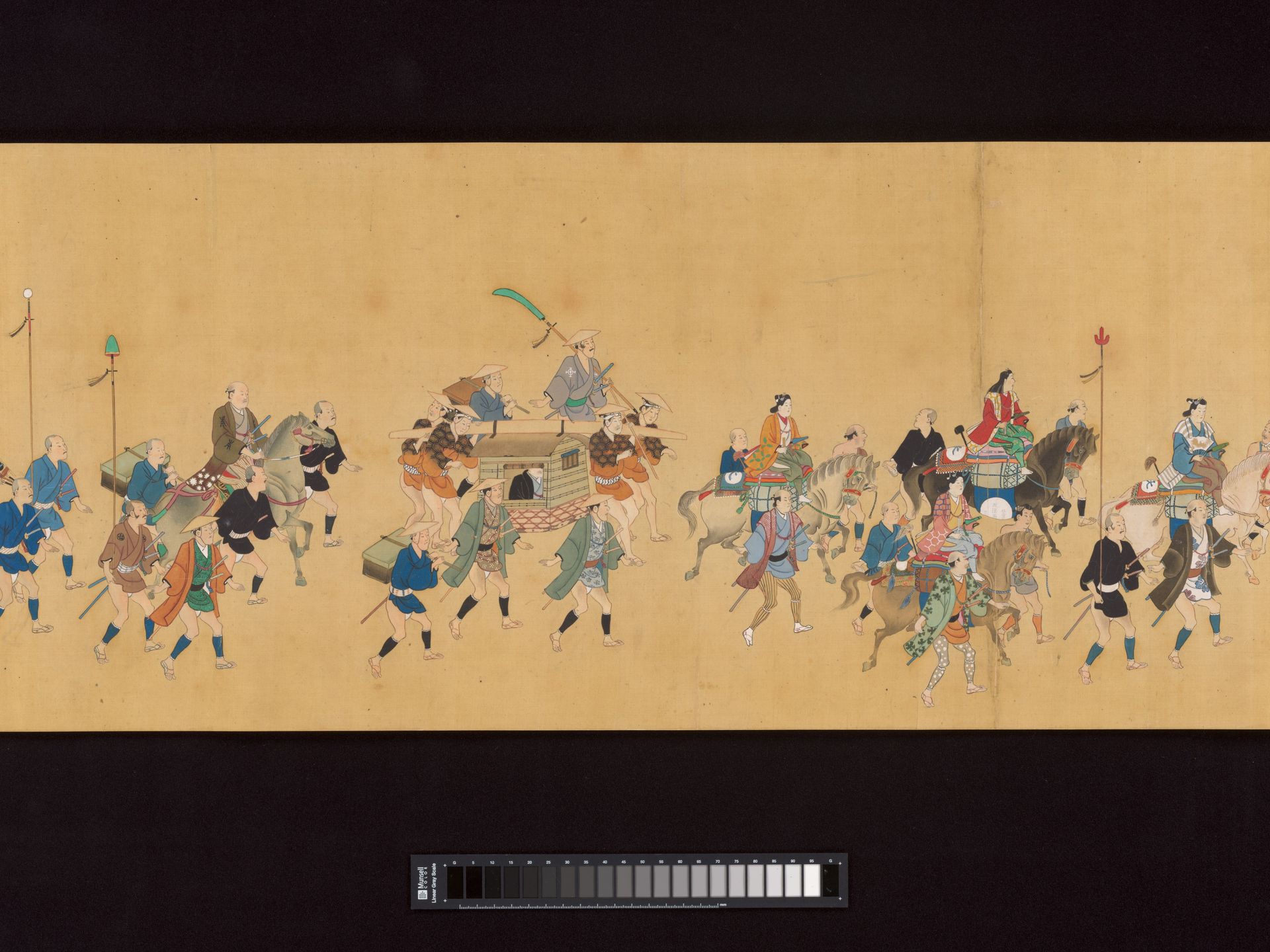 Daimyo Procession to Edo by Hishikawa School