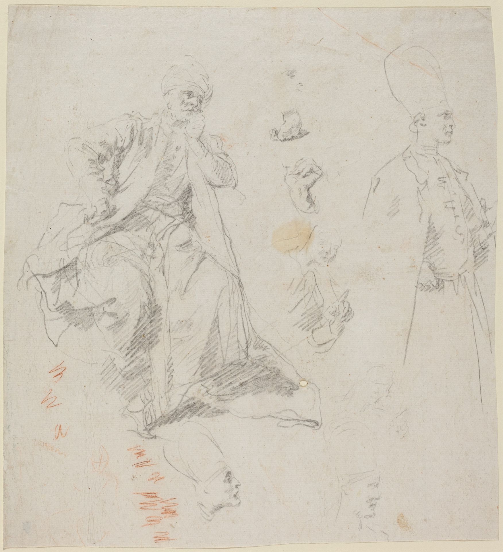 Caliph Aladin and His Counselors by Giovanni Battista Piazzetta