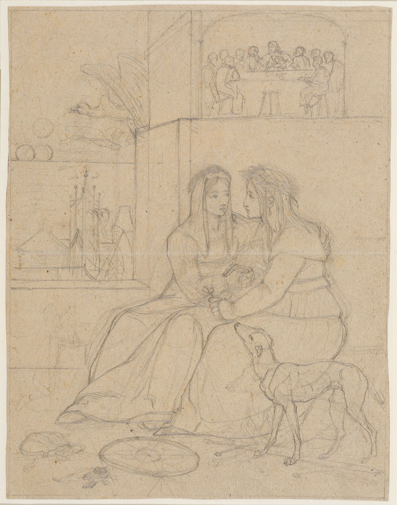 Allegory of friendship by Franz Pforr