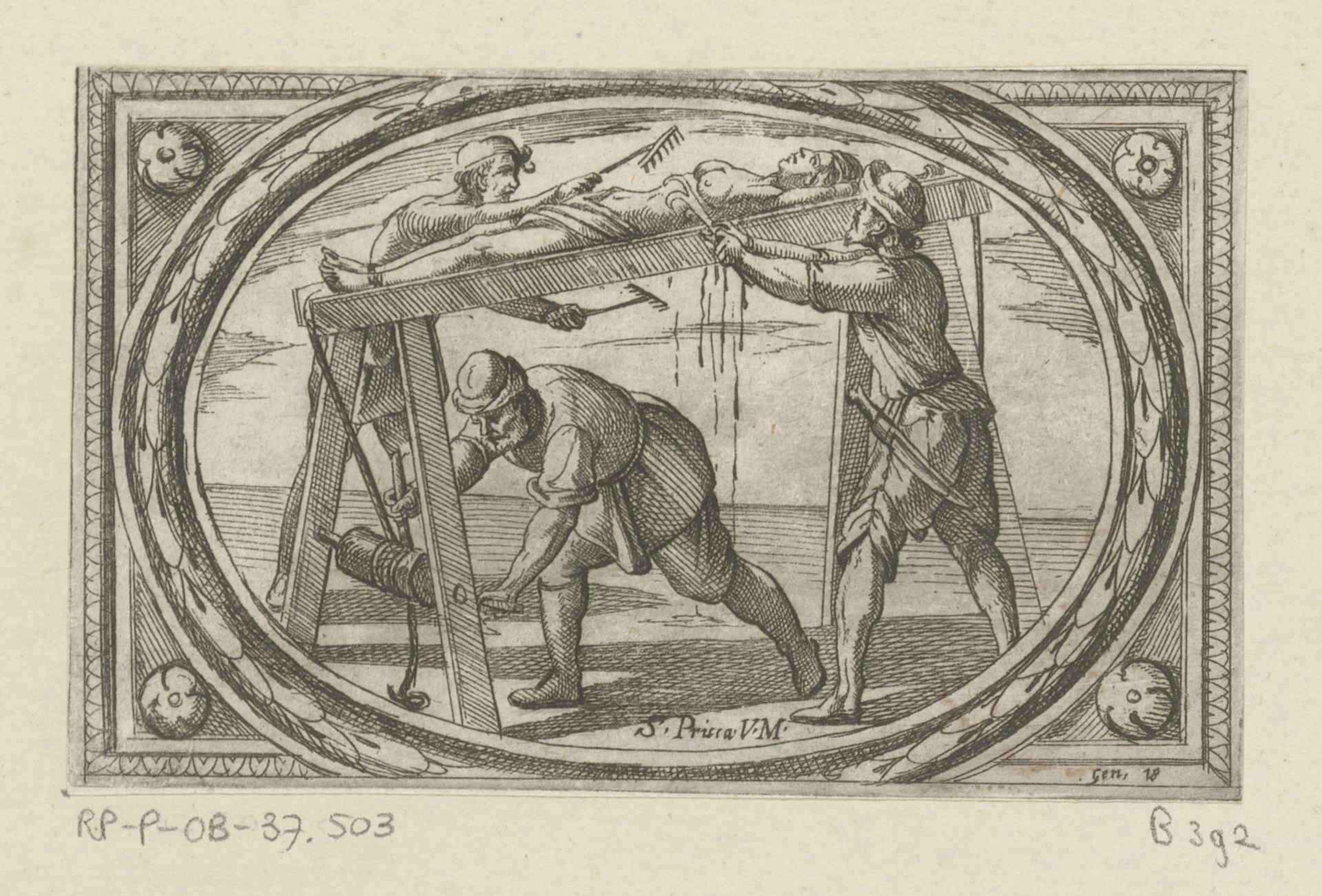 H. Prisca by Antonio Tempesta