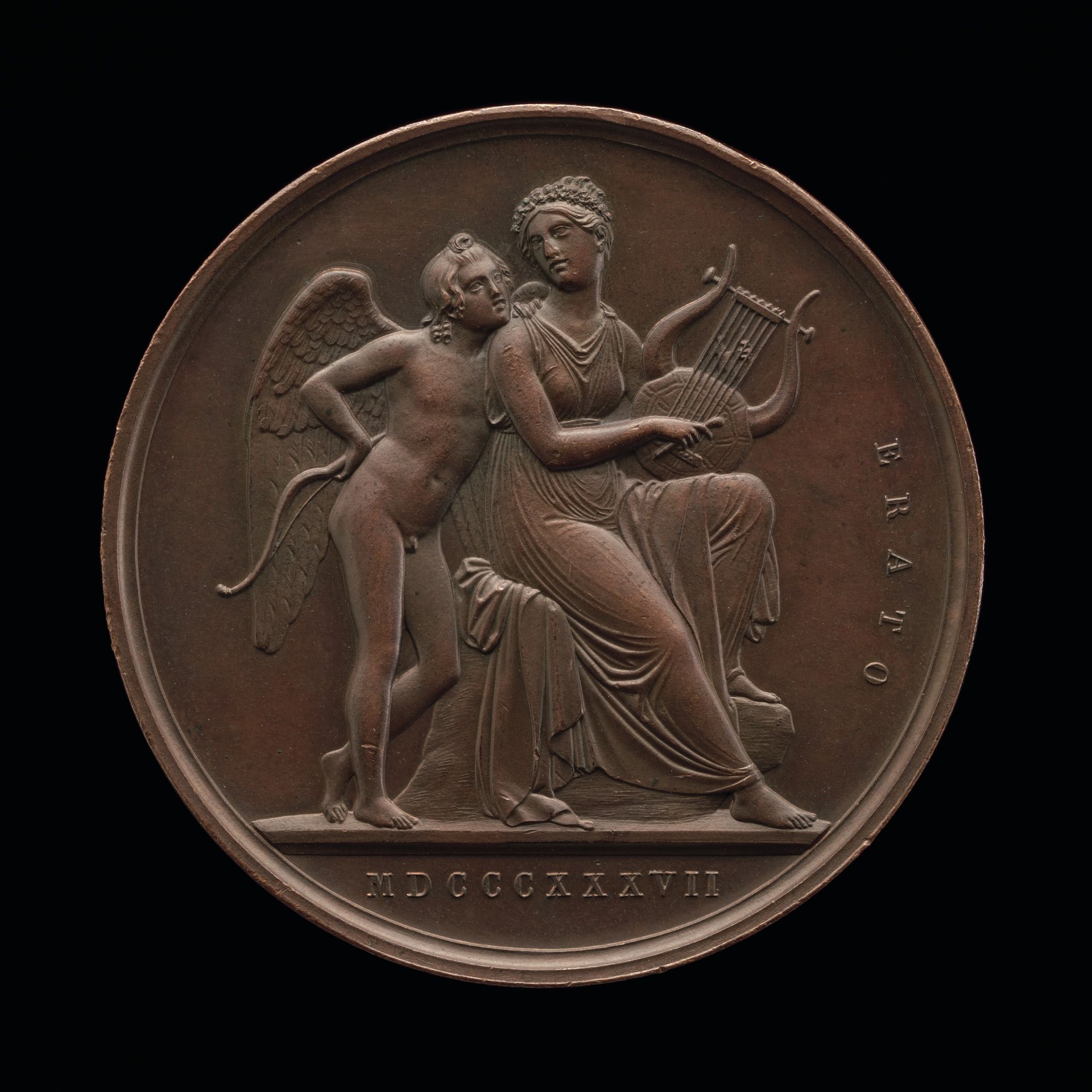 Cupid and Erato [reverse] by Karl Friedrich Voigt