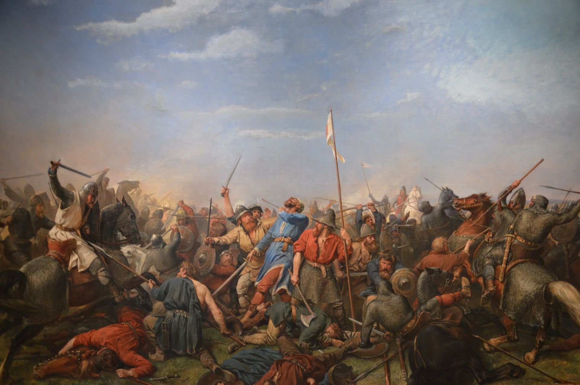 Battle of Stamford Bridge by Peter Nicolai Arbo