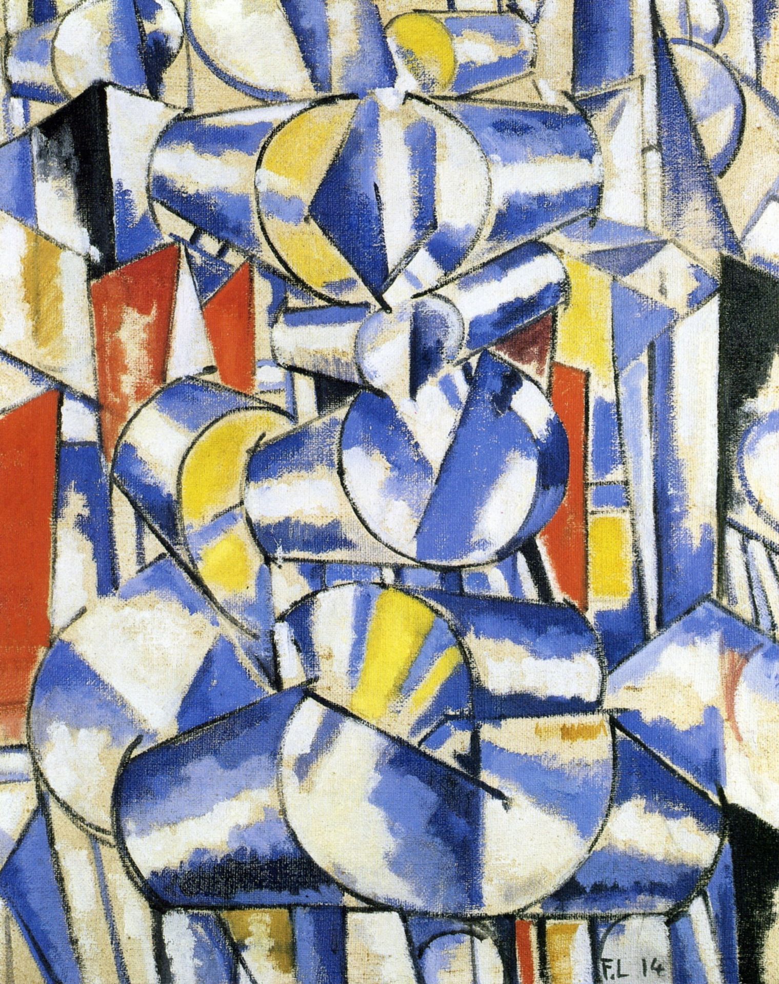 Contrast of forms by Fernand Léger