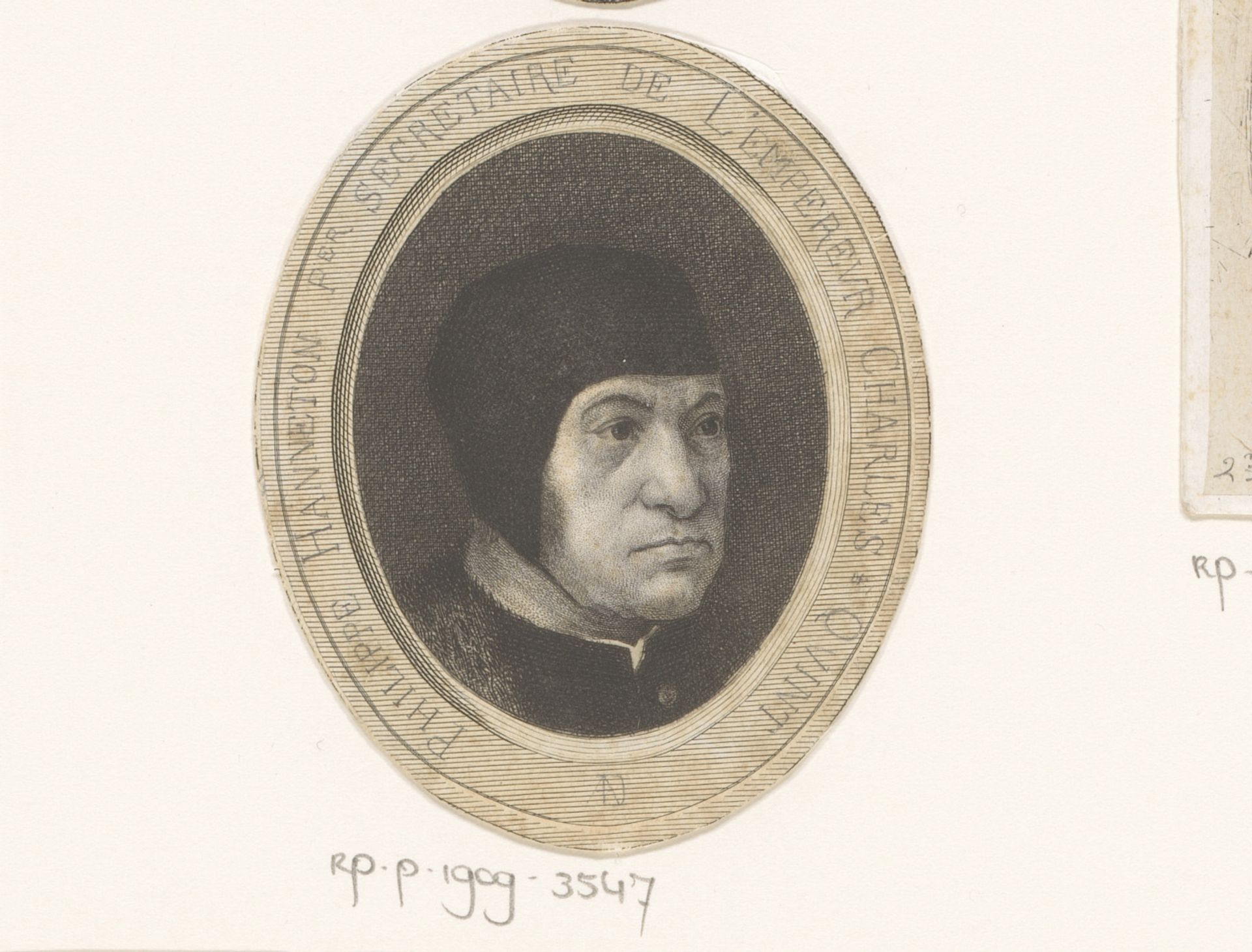 Portret van Philips Haneton by Auguste Danse
