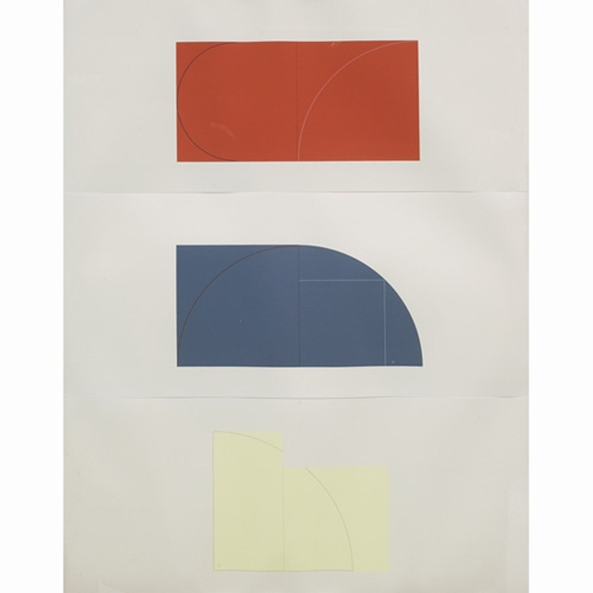 Series of Three by Robert Mangold