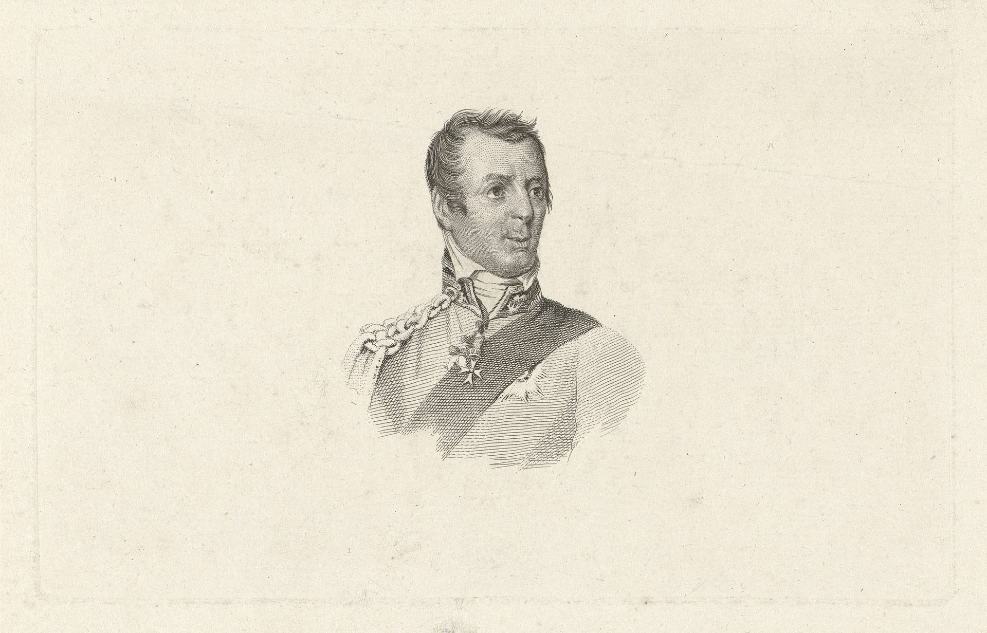 Portret van Arthur Wellesley Wellington, prins van Waterloo by Jacob Ernst Marcus