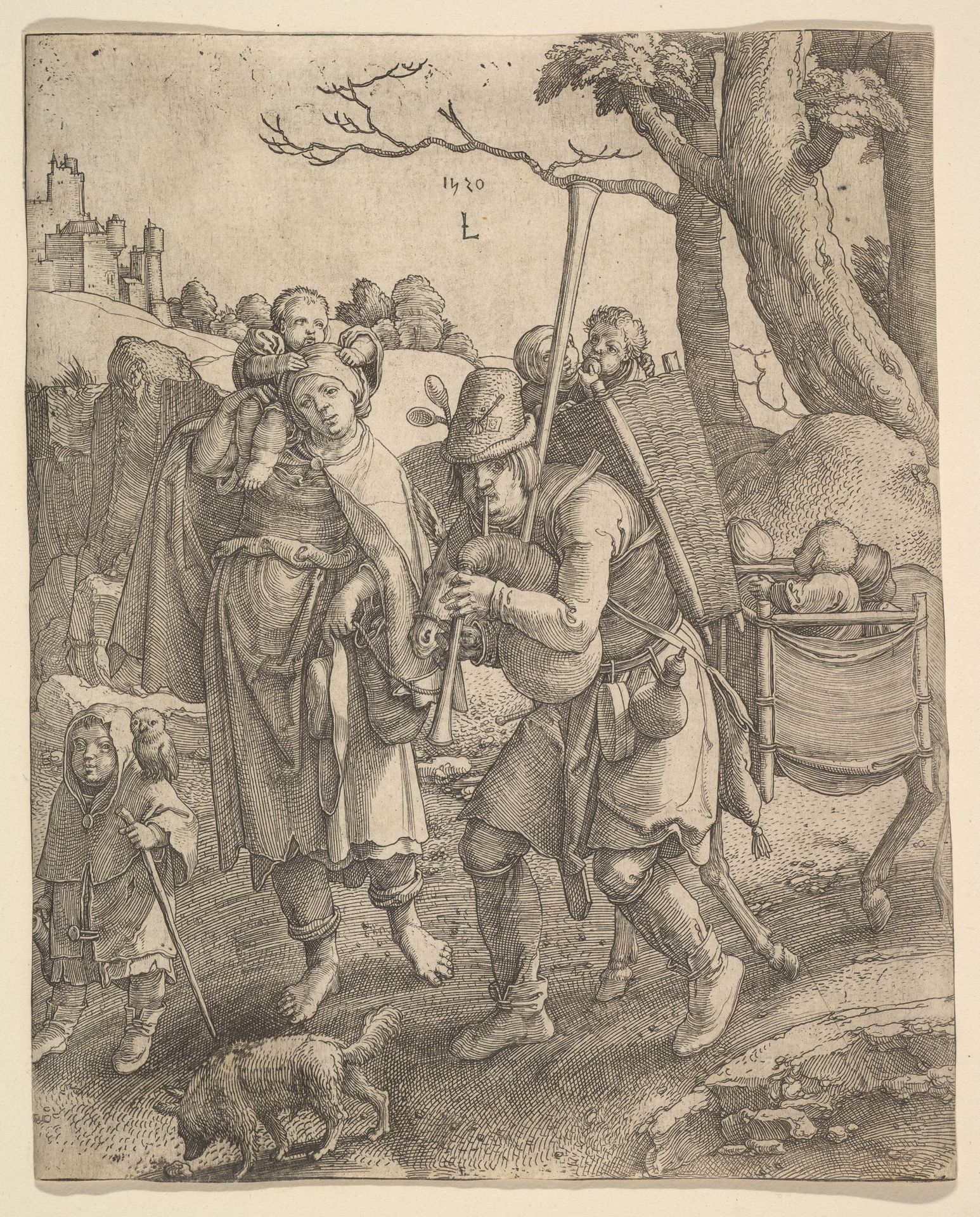 The Beggars (Eulenspiegel) by Lucas van Leyden
