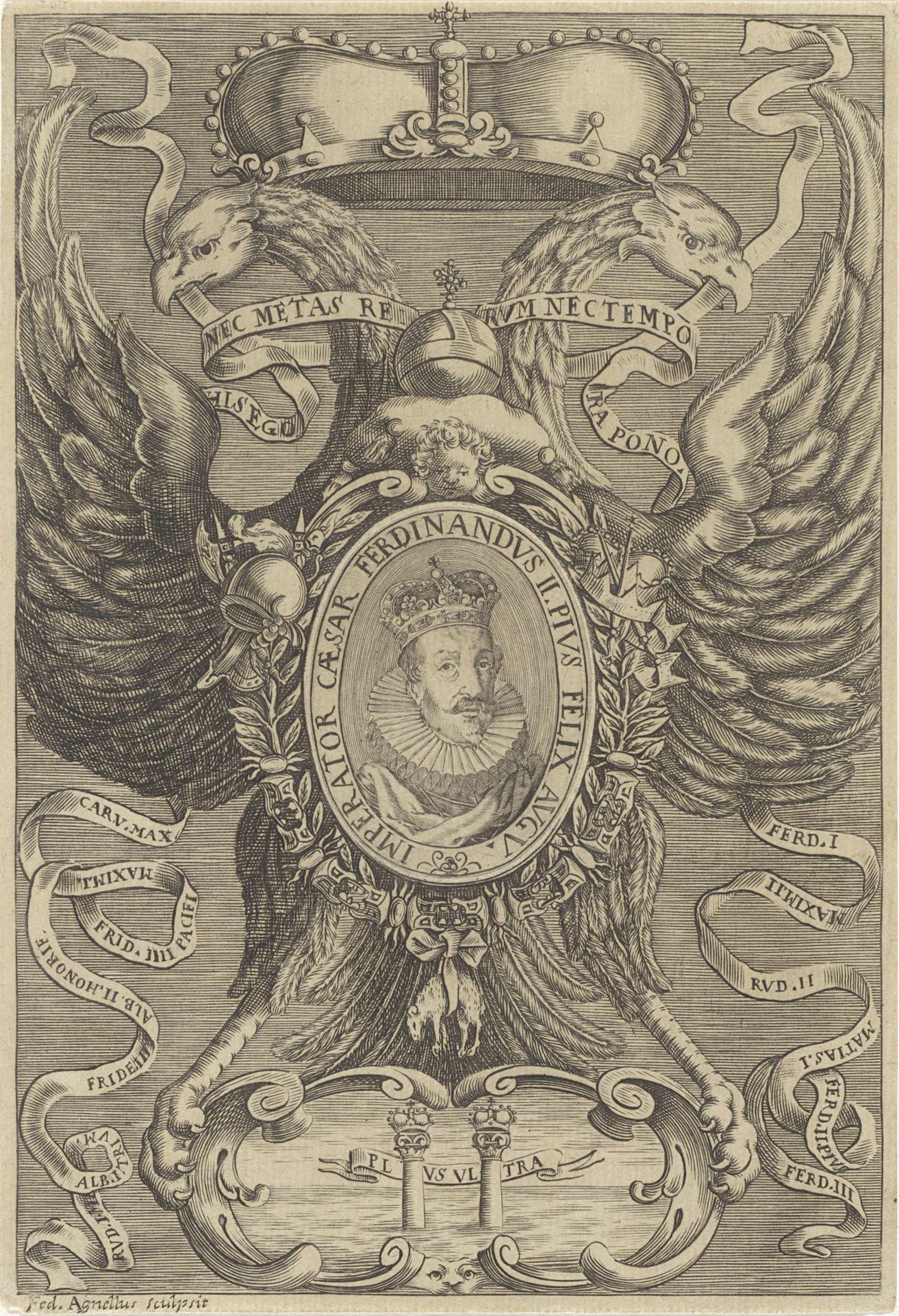 Portret van Ferdinand II by Federico Agnelli