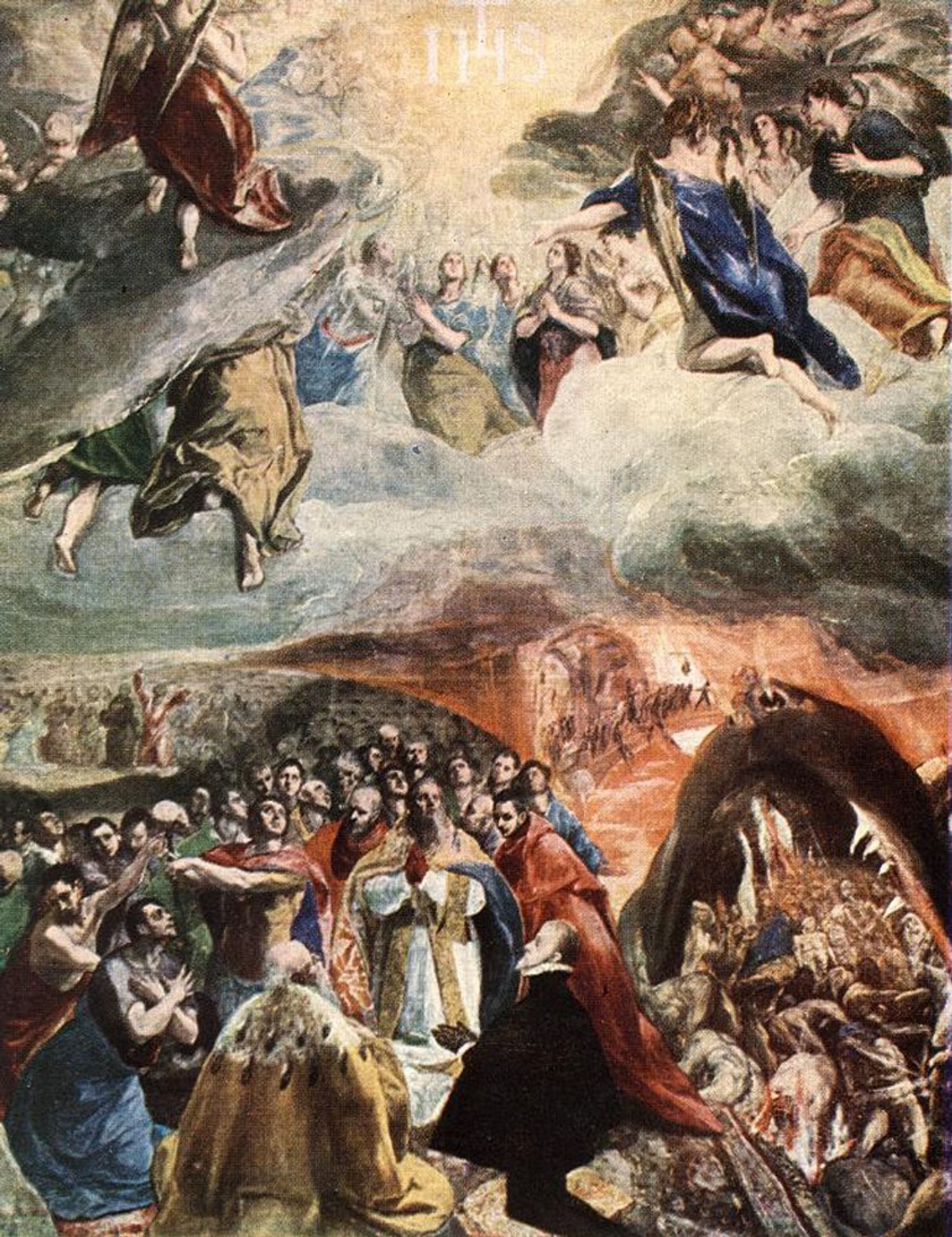 The Adoration of the Name of Jesus by El Greco (Domenikos Theotokopoulos)