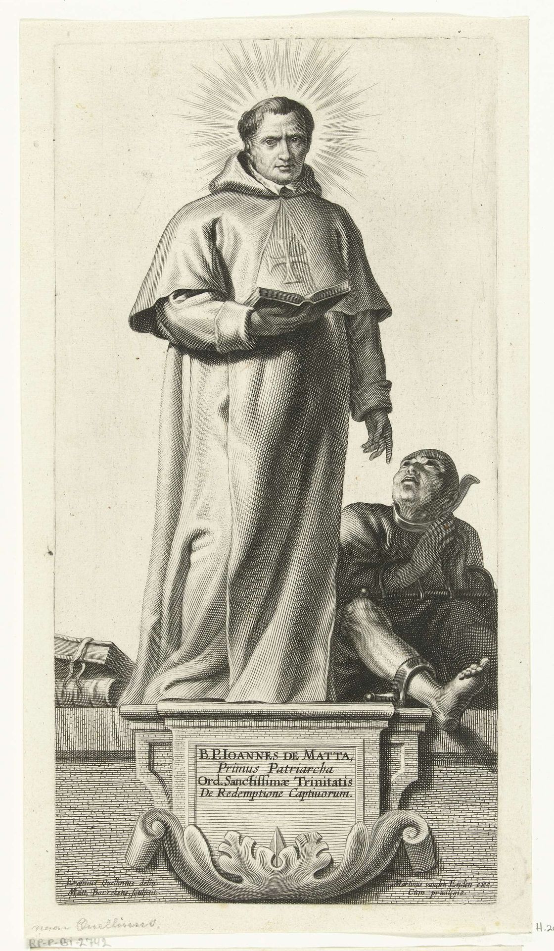 Heilige Johannes van Matha by Mattheus Borrekens