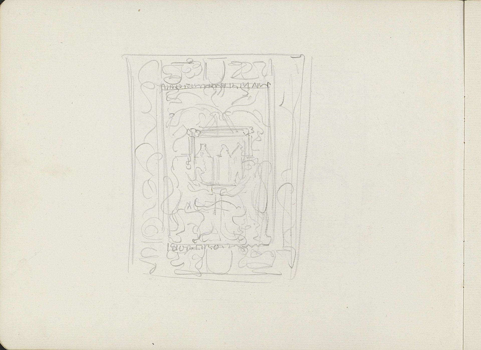 Ontwerp voor de firma B.H. Manus by Carel Adolph Lion Cachet