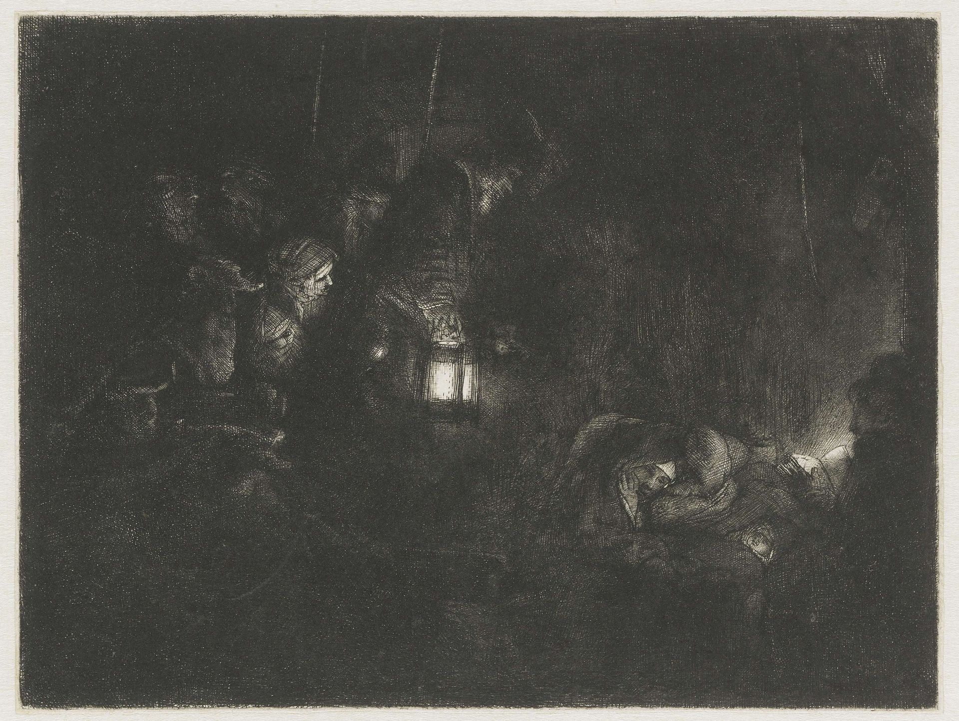 The Adoration of the Shepherds by Rembrandt van Rijn